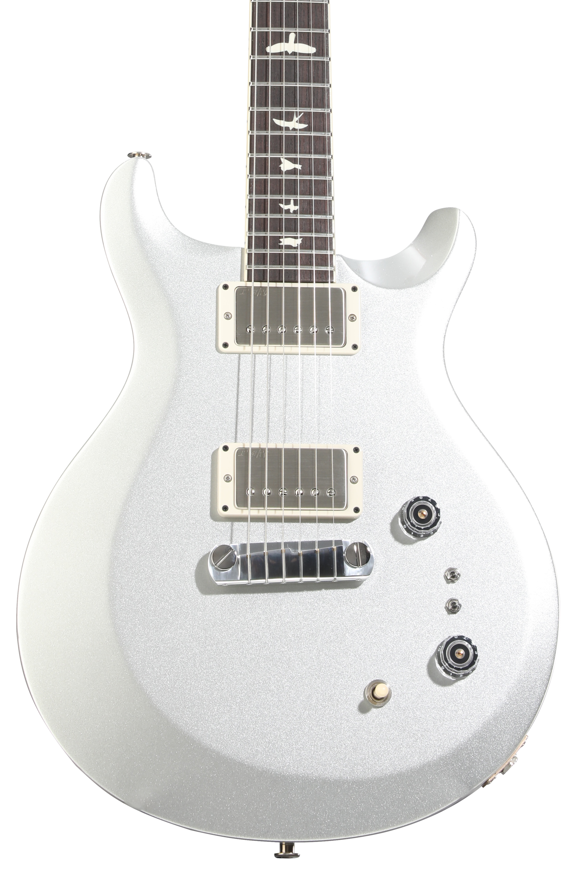 PRS S2 Mira 594 Electric Guitar - Platinum Metallic | Sweetwater