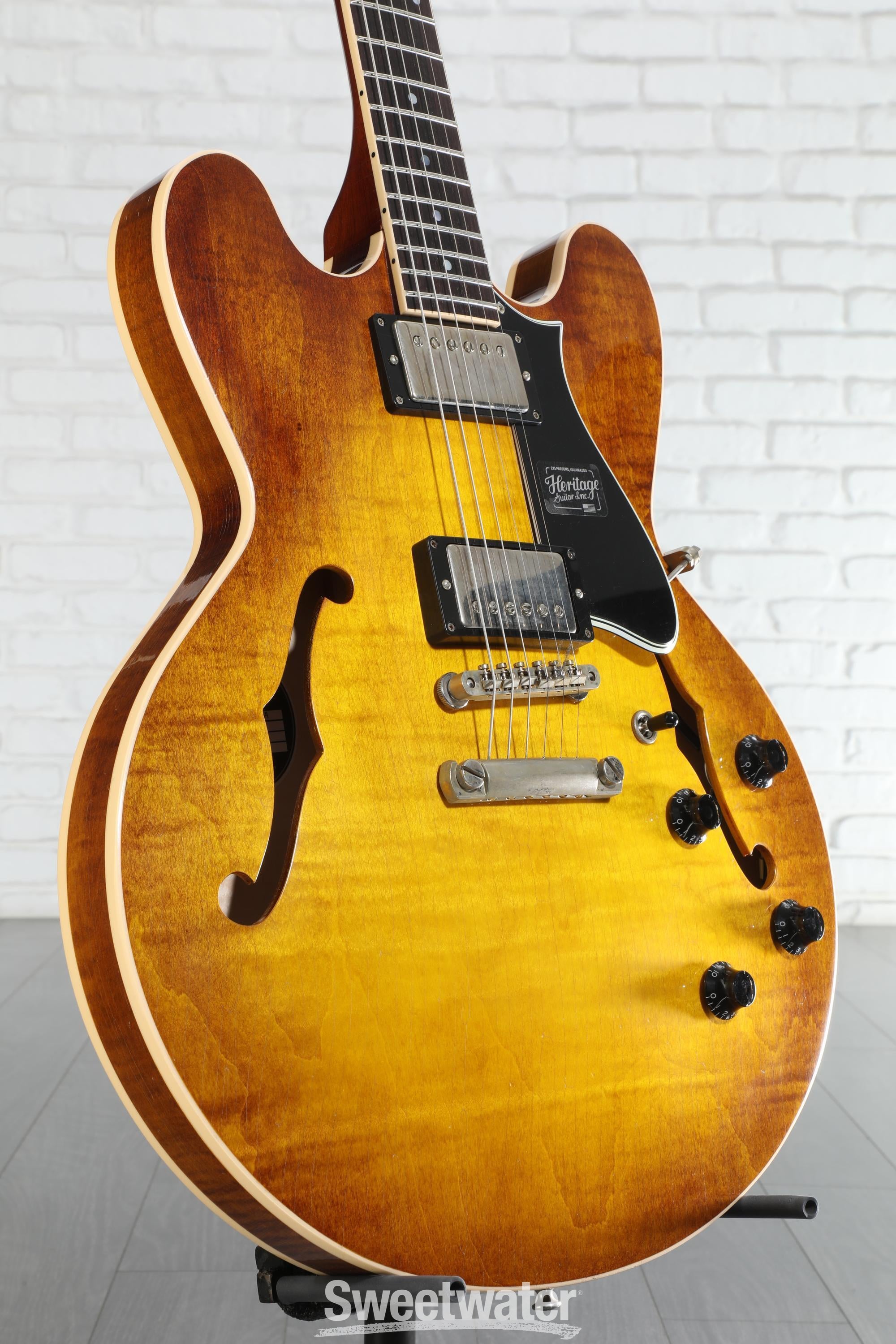 Heritage Artisan Aged H-535 Electric Guitar - Dirty Lemon Burst