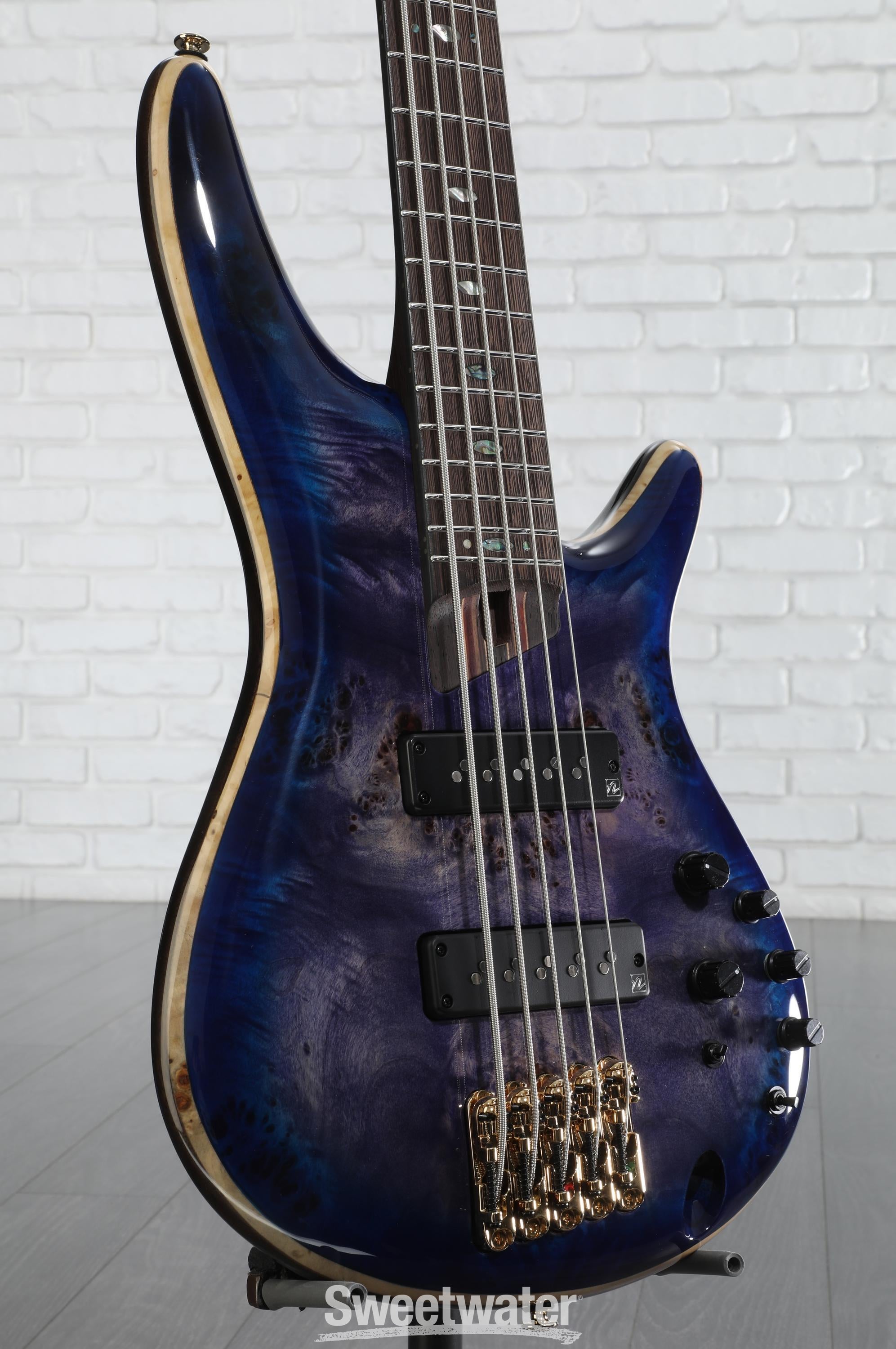 ベース Ibanez Premium SR2605L CeruleanBlueBurst Ibanez SR2605 Premium 5-String Bass Cerulean Blue Burst