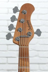 Sadowsky MetroExpress Vintage JJ 5-string Bass Guitar - Solid Champagne Metallic, Maple Fingerboard