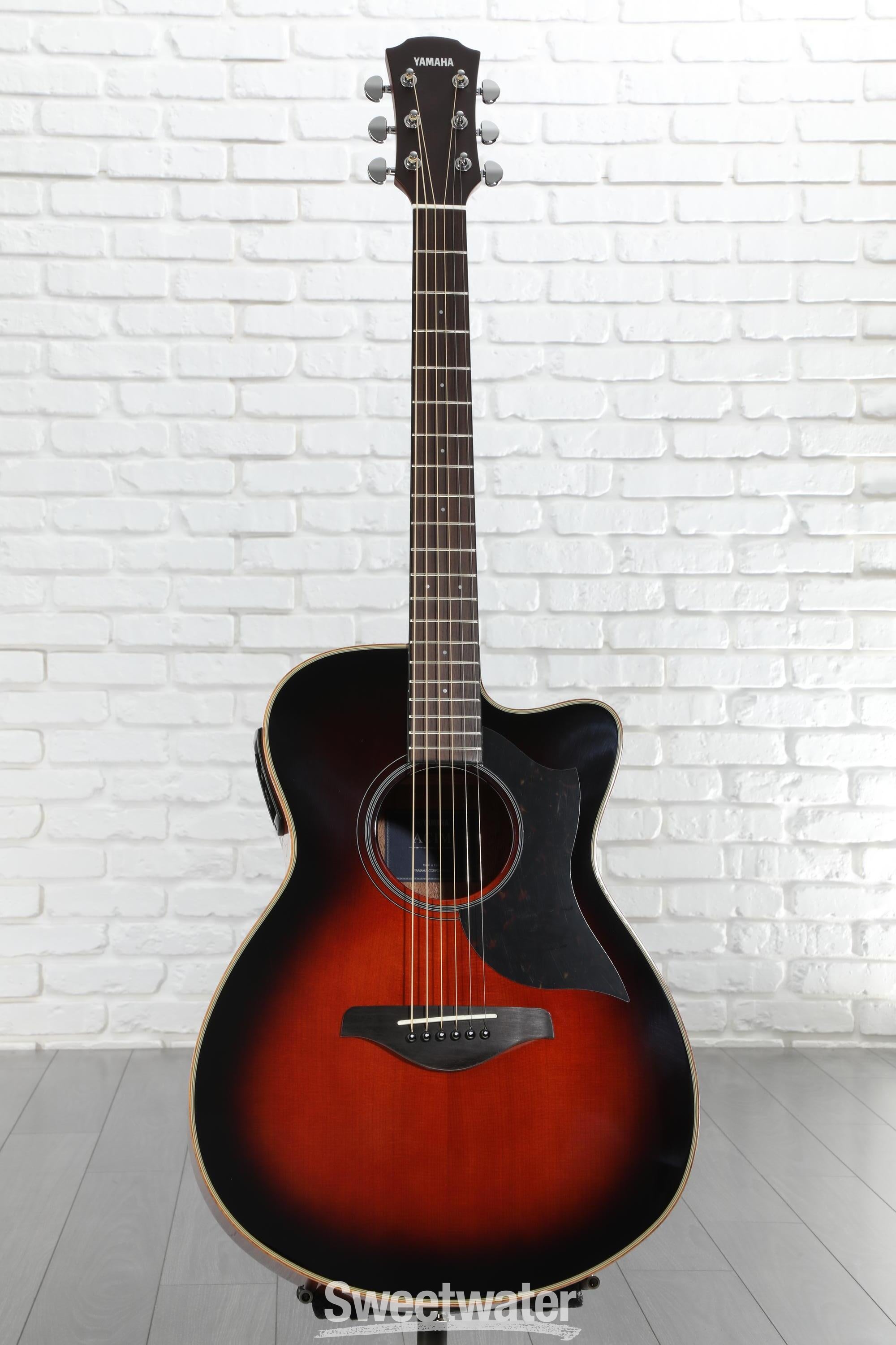 Yamaha AC1M Concert Cutaway Acoustic-electric Guitar - Tobacco