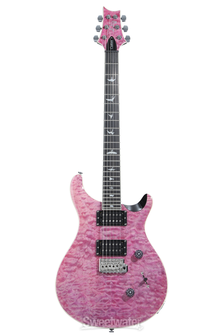 PRS SE Custom 24 Quilt Electric Guitar - Violet | Sweetwater