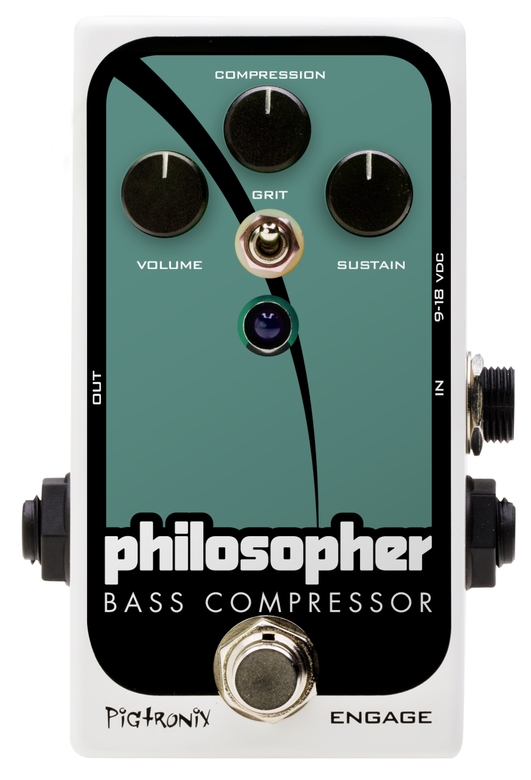 Pigtronix Philosopher's Bass Compressor Pedal | Sweetwater