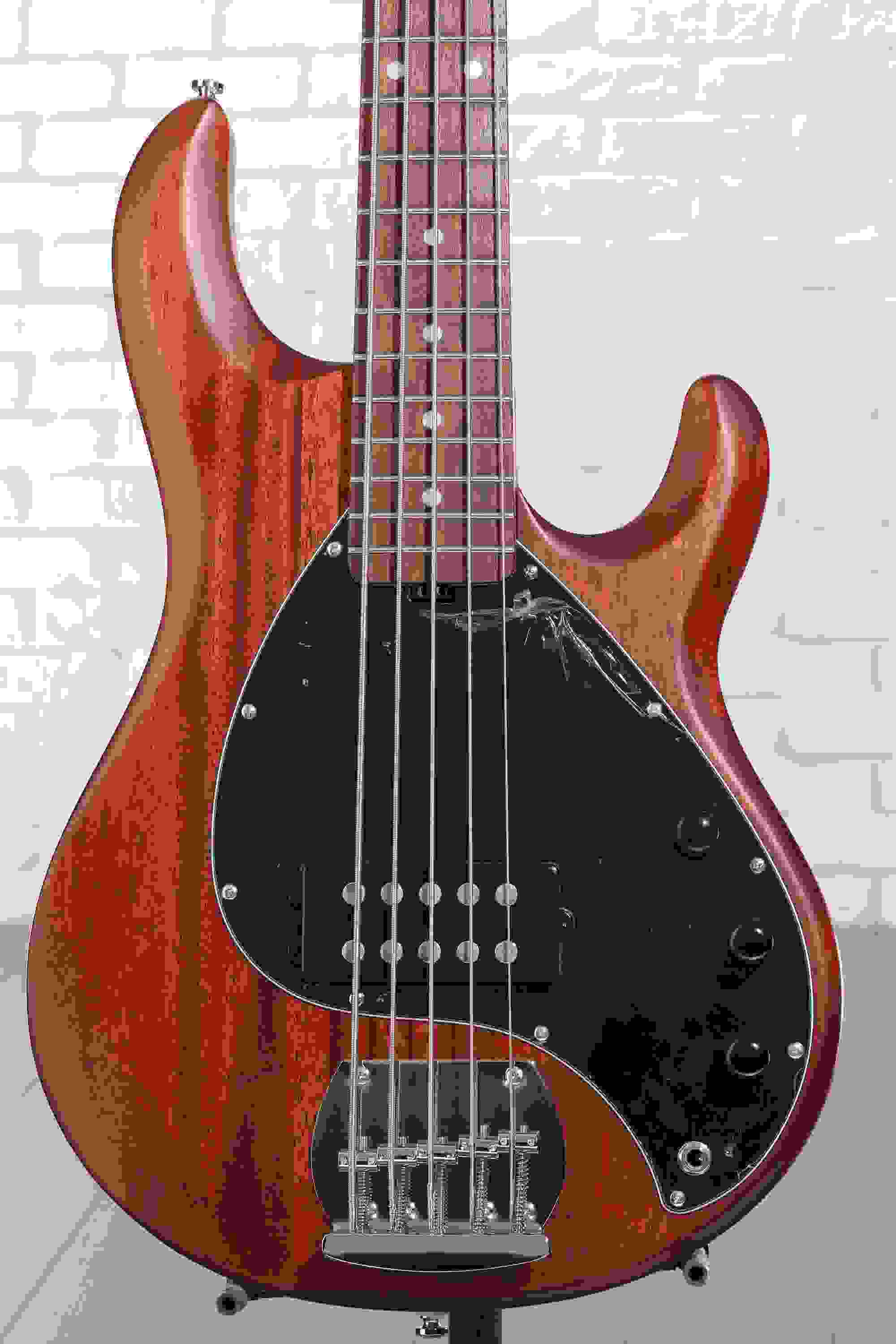 Sterling By Music Man StingRay RAY5 Bass Guitar - Walnut Satin