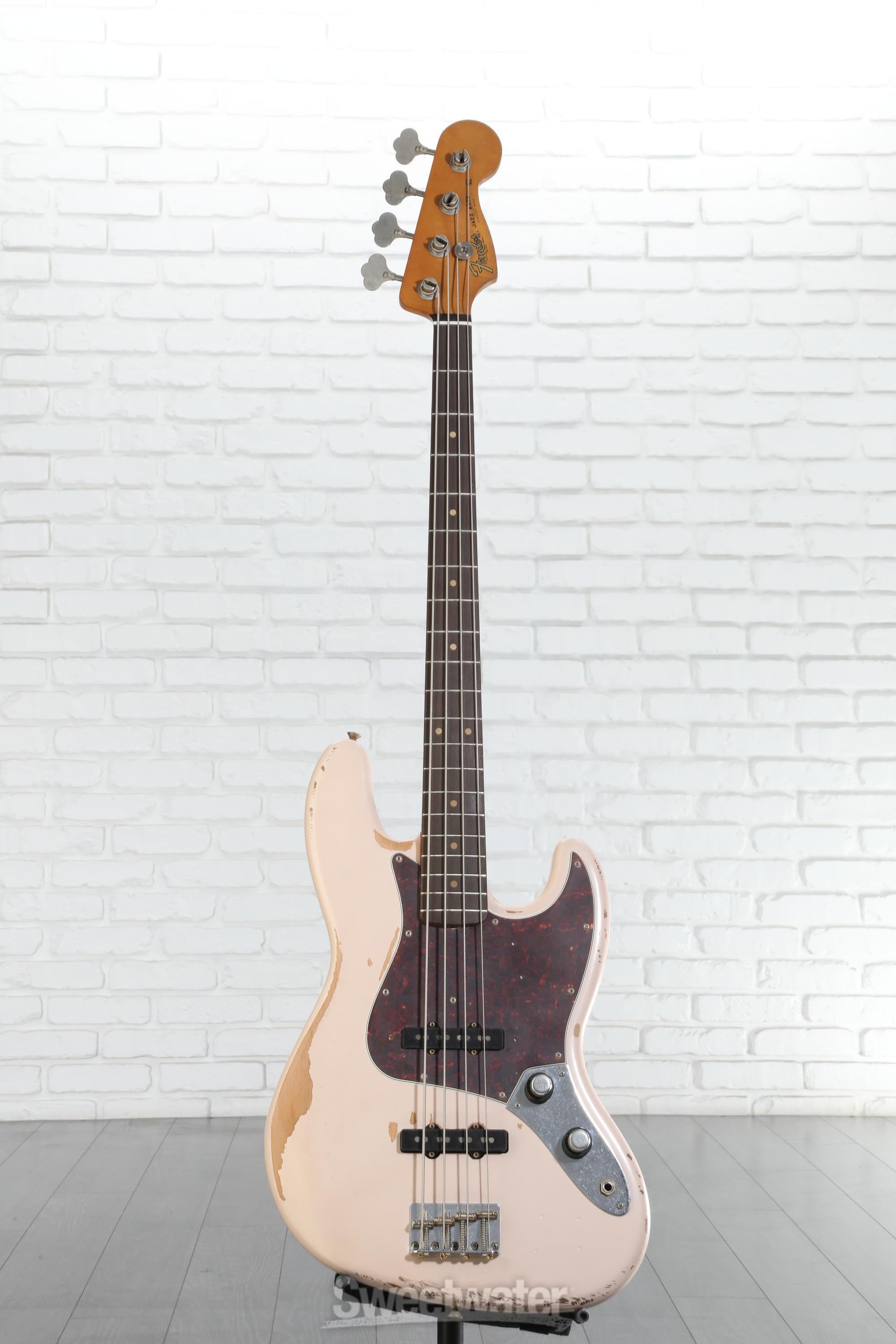 Fender Flea Jazz Bass - Shell Pink, Road Worn Reviews