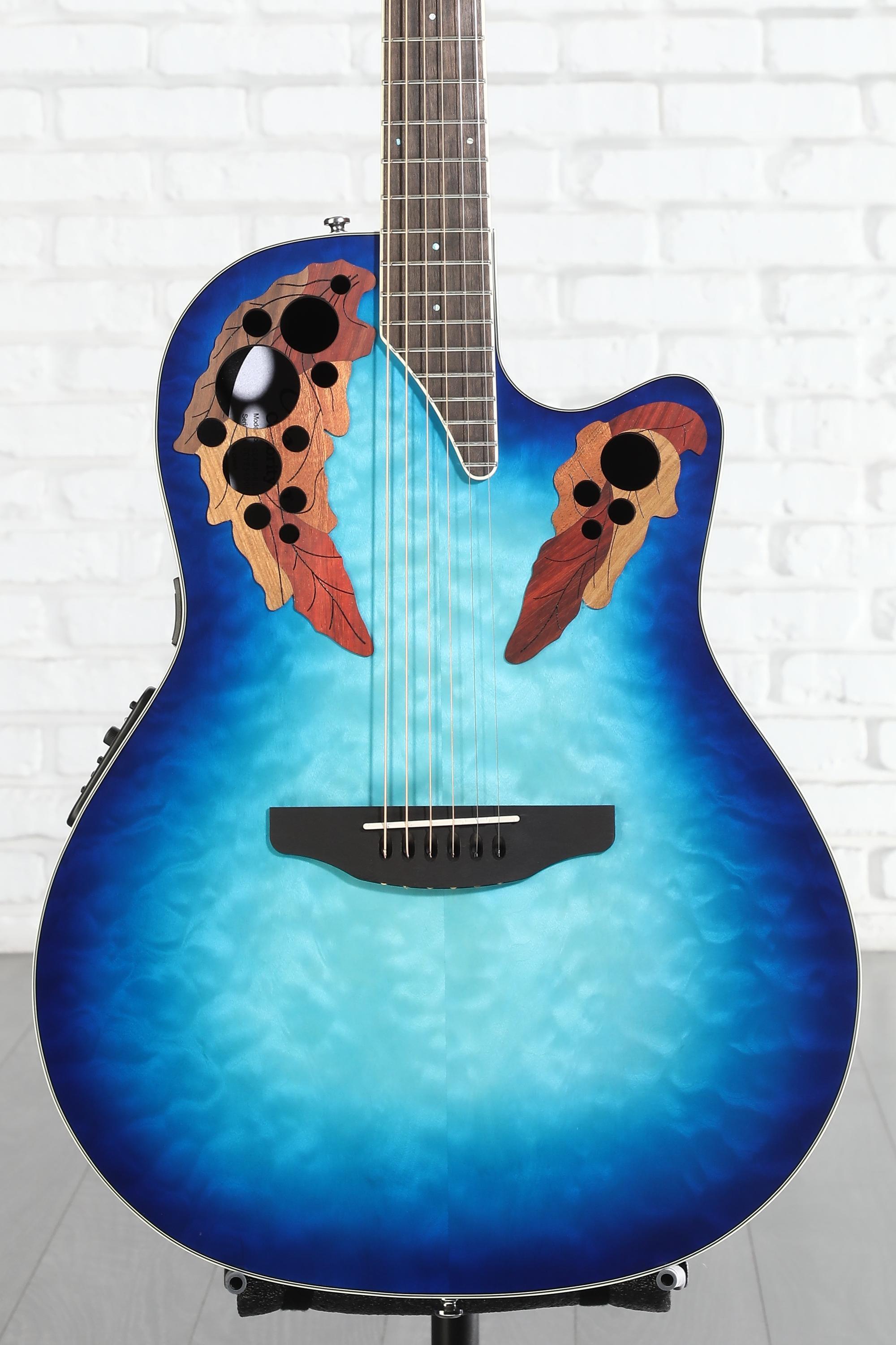 ギター Ovation CE48P RG Ovation Celebrity Elite CE48P-RG Super Shallow Acoustic-Electric