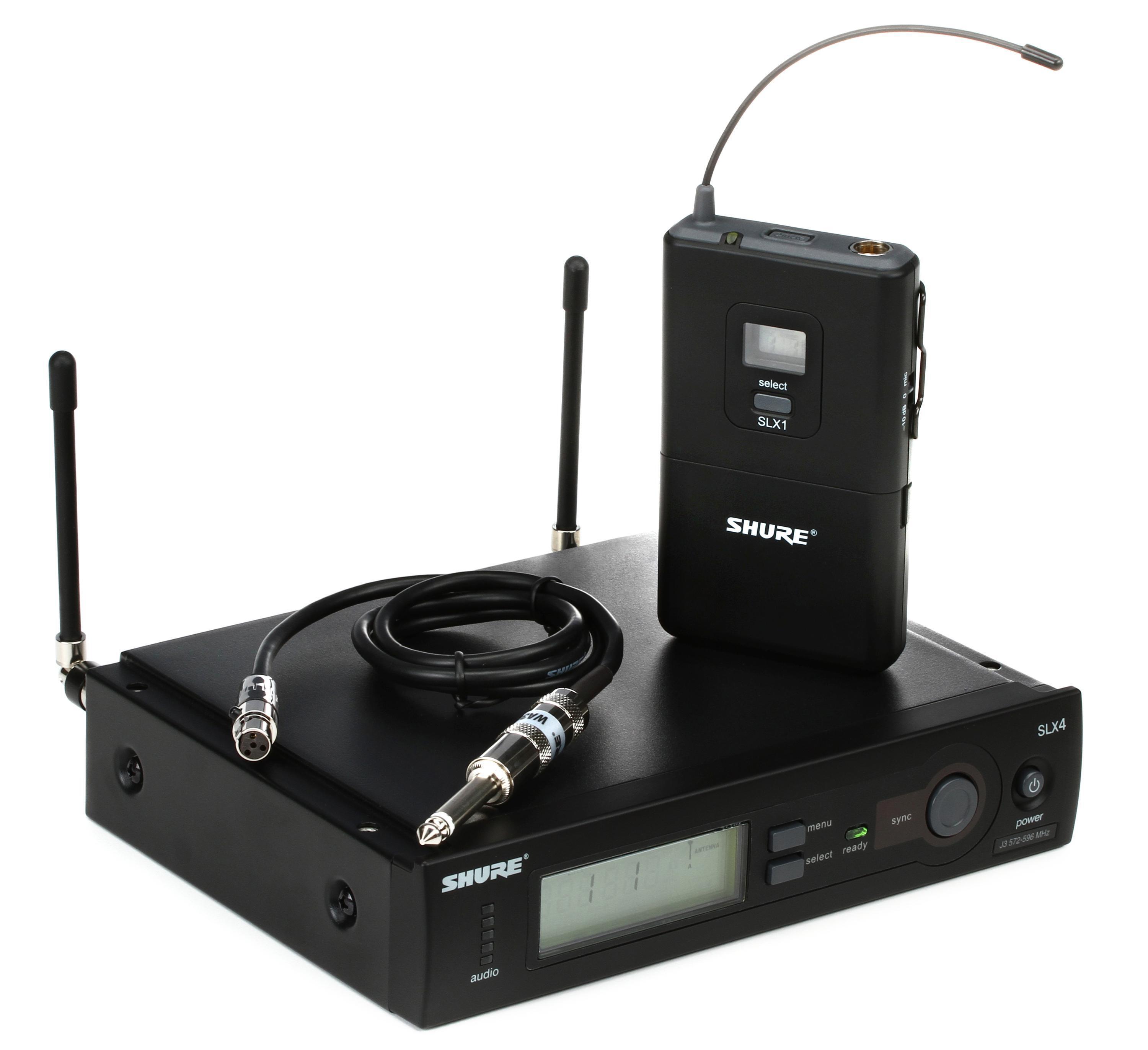 Shure SLX14 Wireless Guitar System - J3 Band | Sweetwater