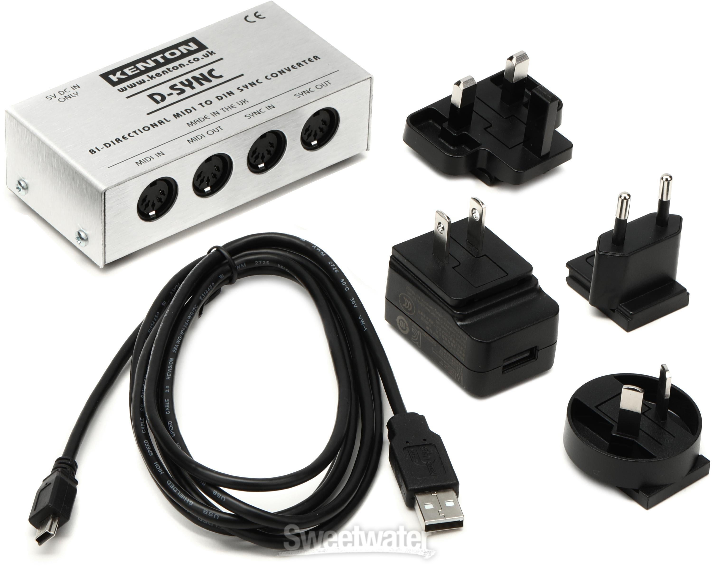 D-Sync Bi-directional MIDI to DIN Sync Converter - Sweetwater