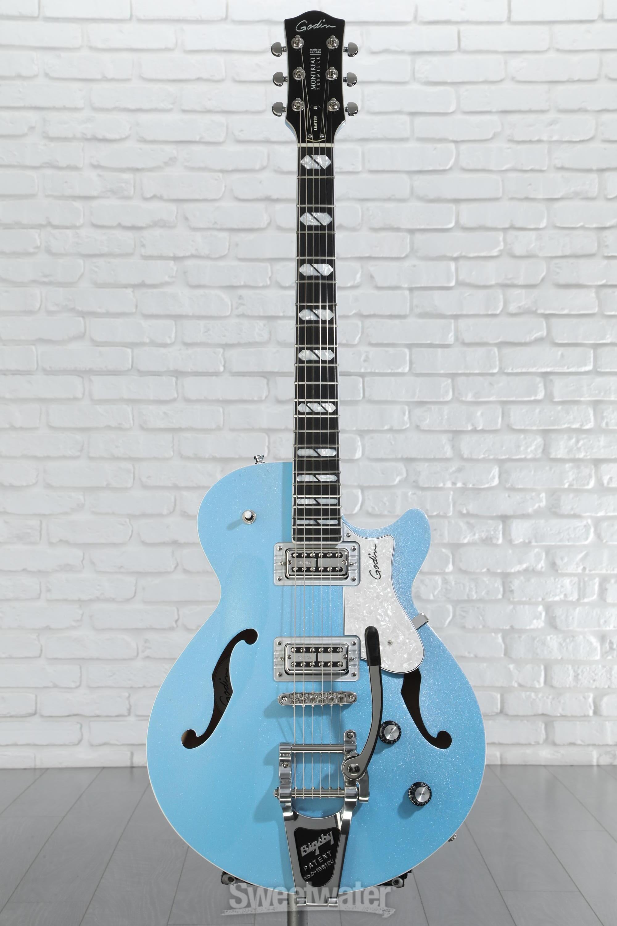 Godin Montreal Premiere LTD Semi-hollow Electric Guitar - Imperial