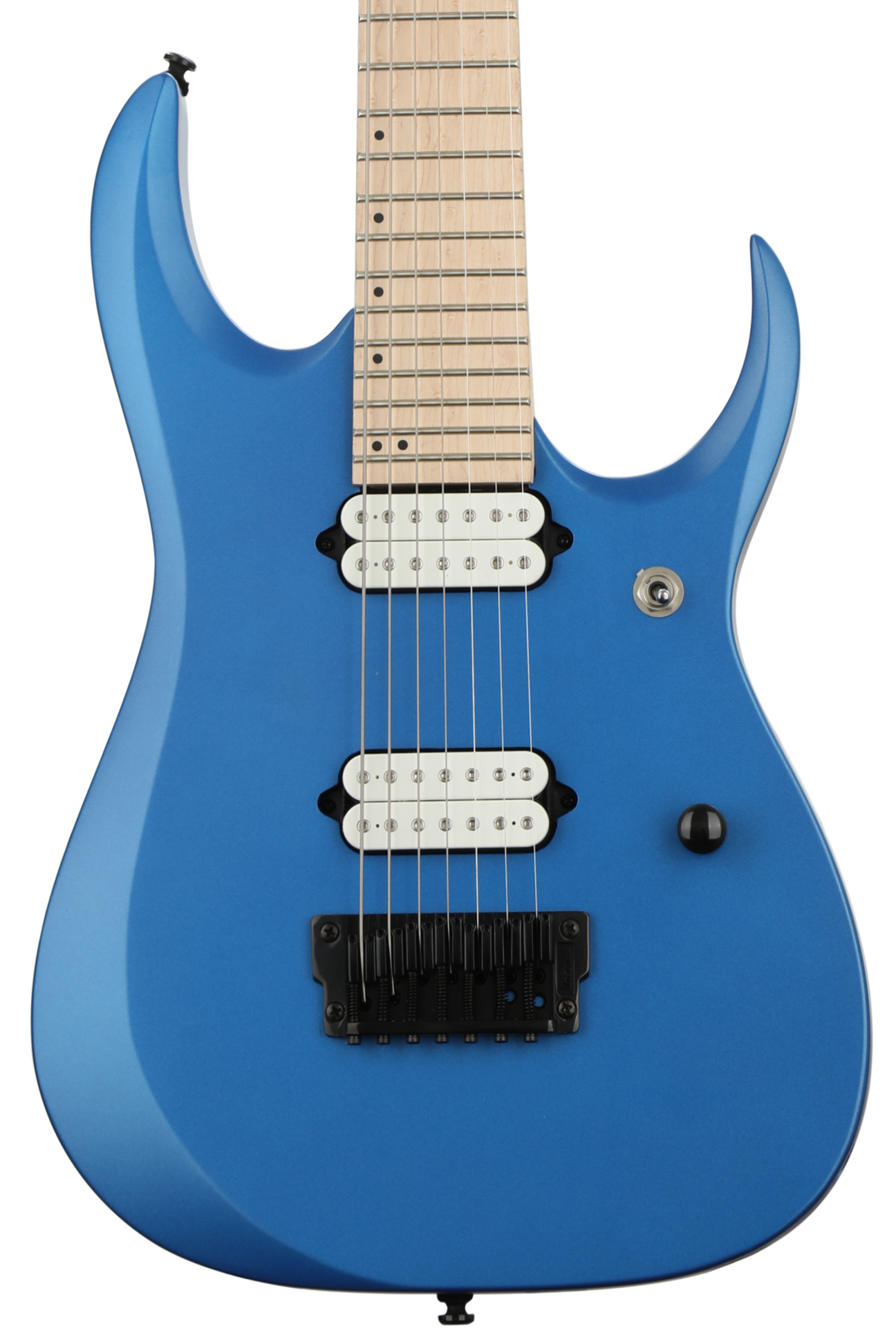 Ibanez Iron Label RGDIR7M - Laser Blue Matte | Sweetwater