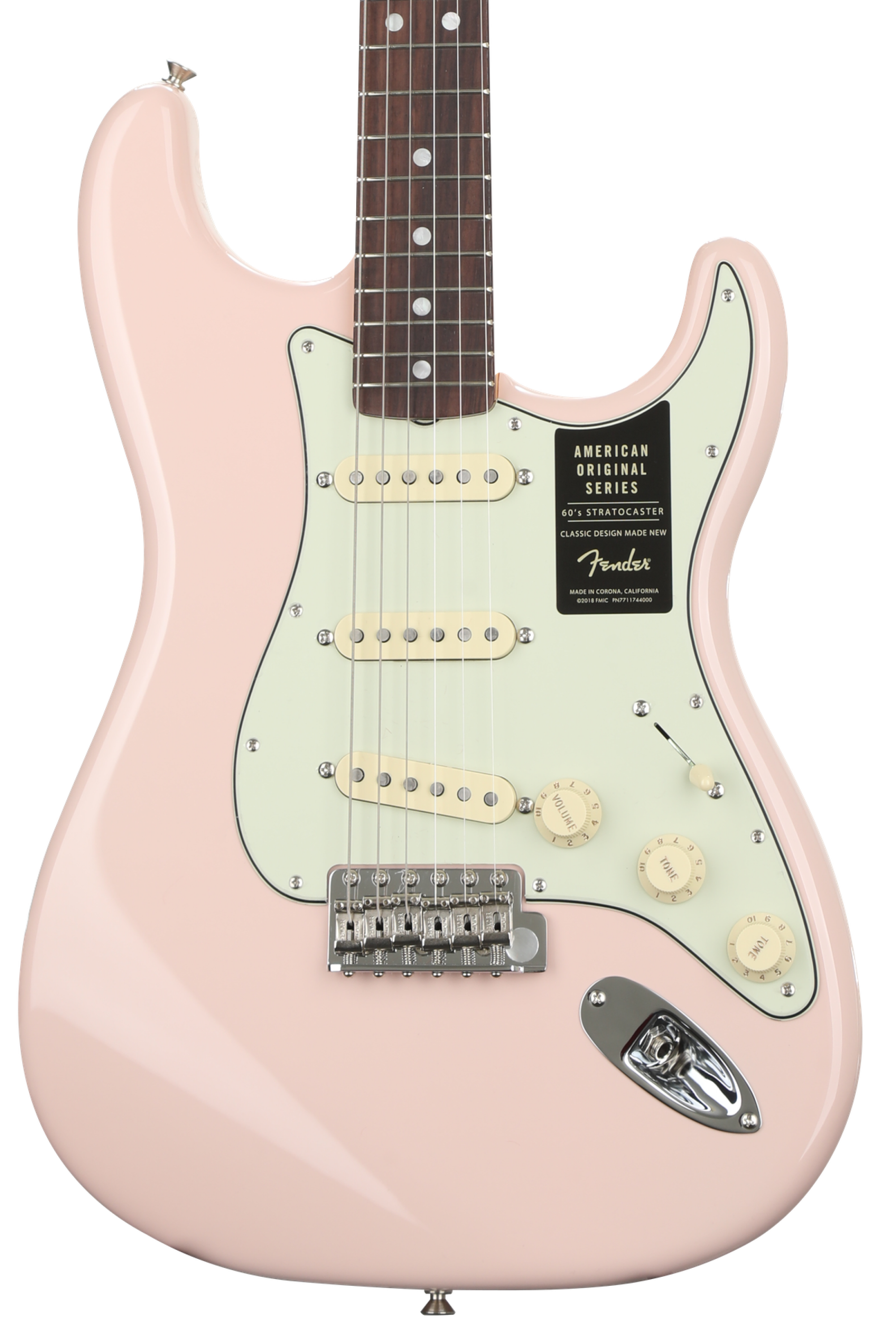 Fender American Original '60s Stratocaster - Shell Pink | Sweetwater