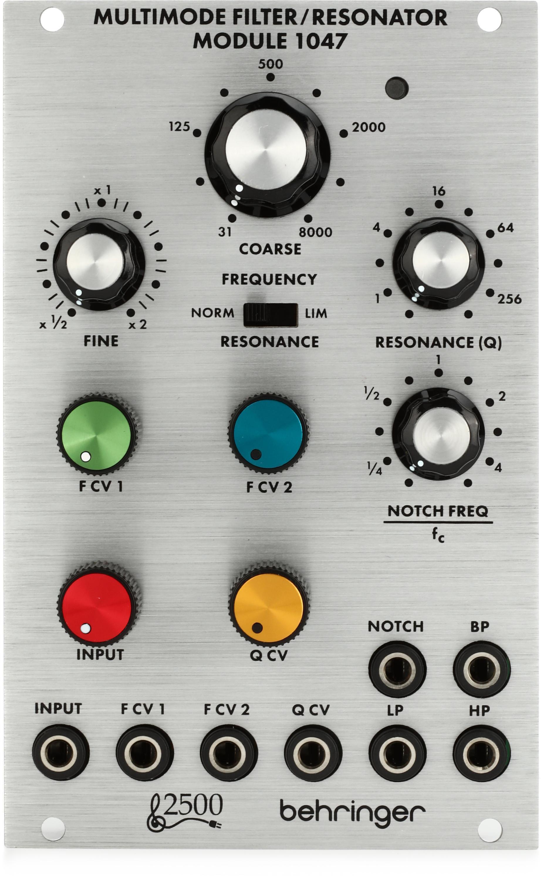 Behringer 1047 Multimode Filter/Resonator Eurorack Module | Sweetwater