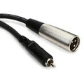 Photo of Hosa XRM-105 RCA Male to XLR Male Unbalanced Interconnect Cable - 5 foot