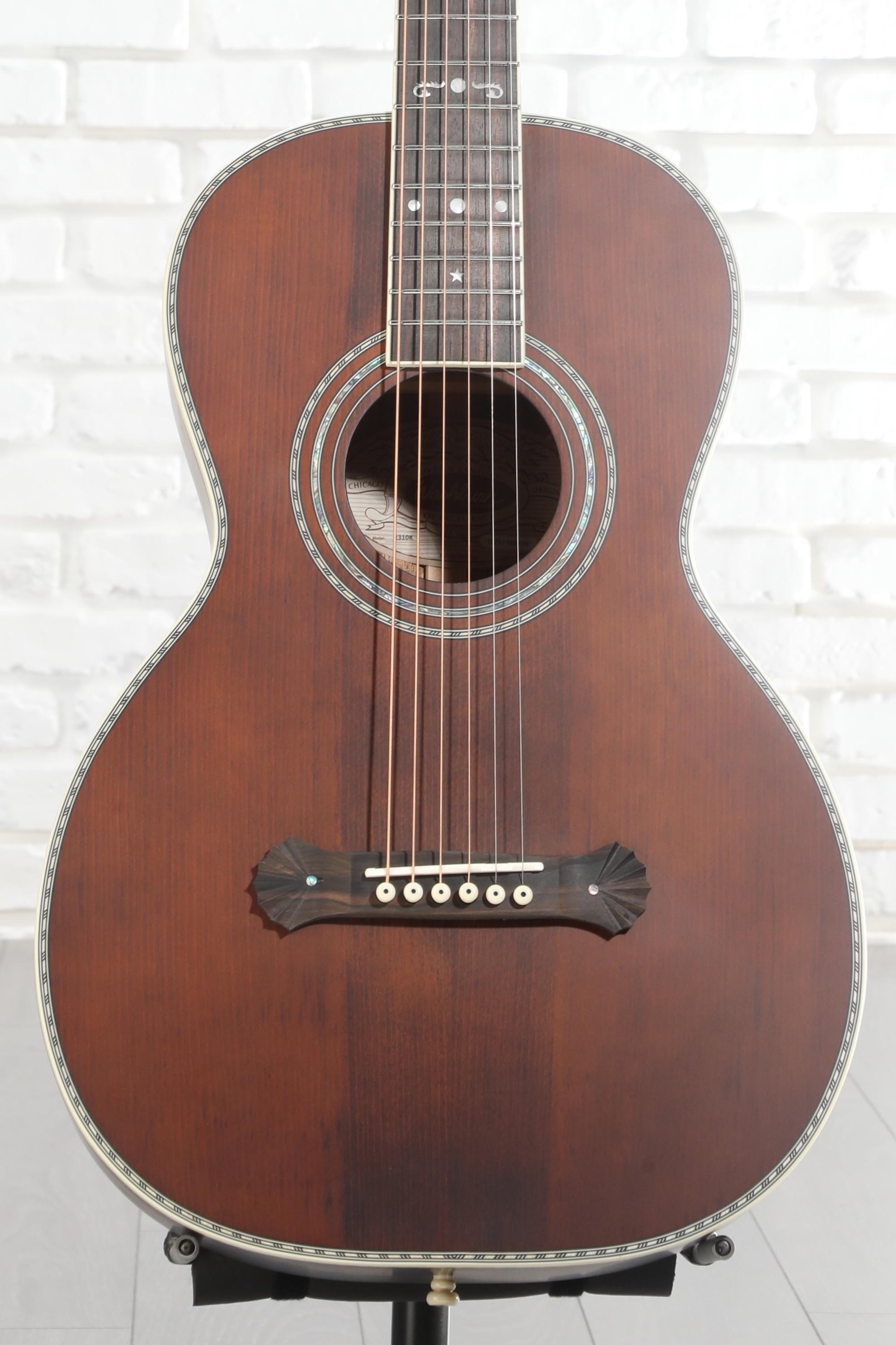 Washburn R310K Victorian Acoustic Guitar - Antique Brown Matte