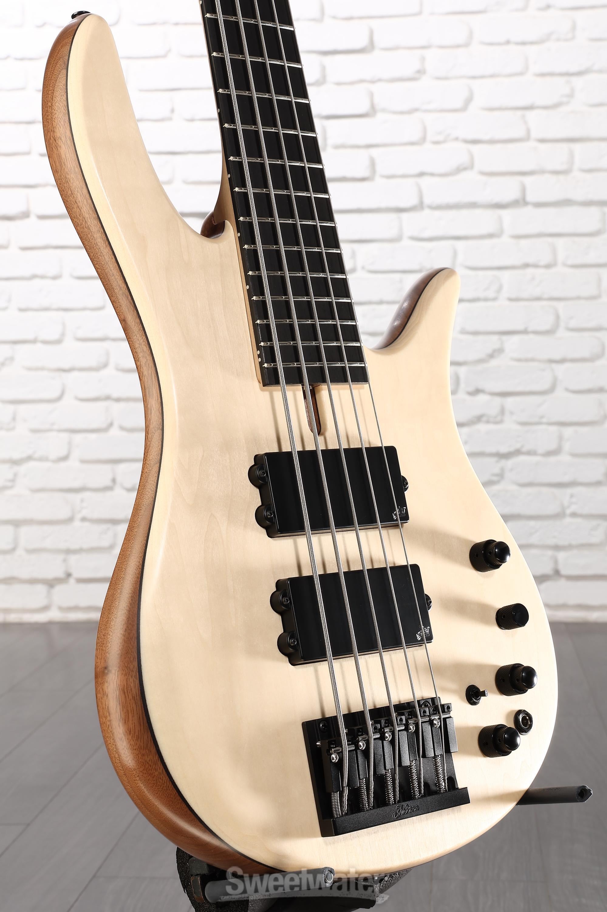 Photo of Fodera Monarch 5 Special 5-string Bass Guitar - Natural Satin