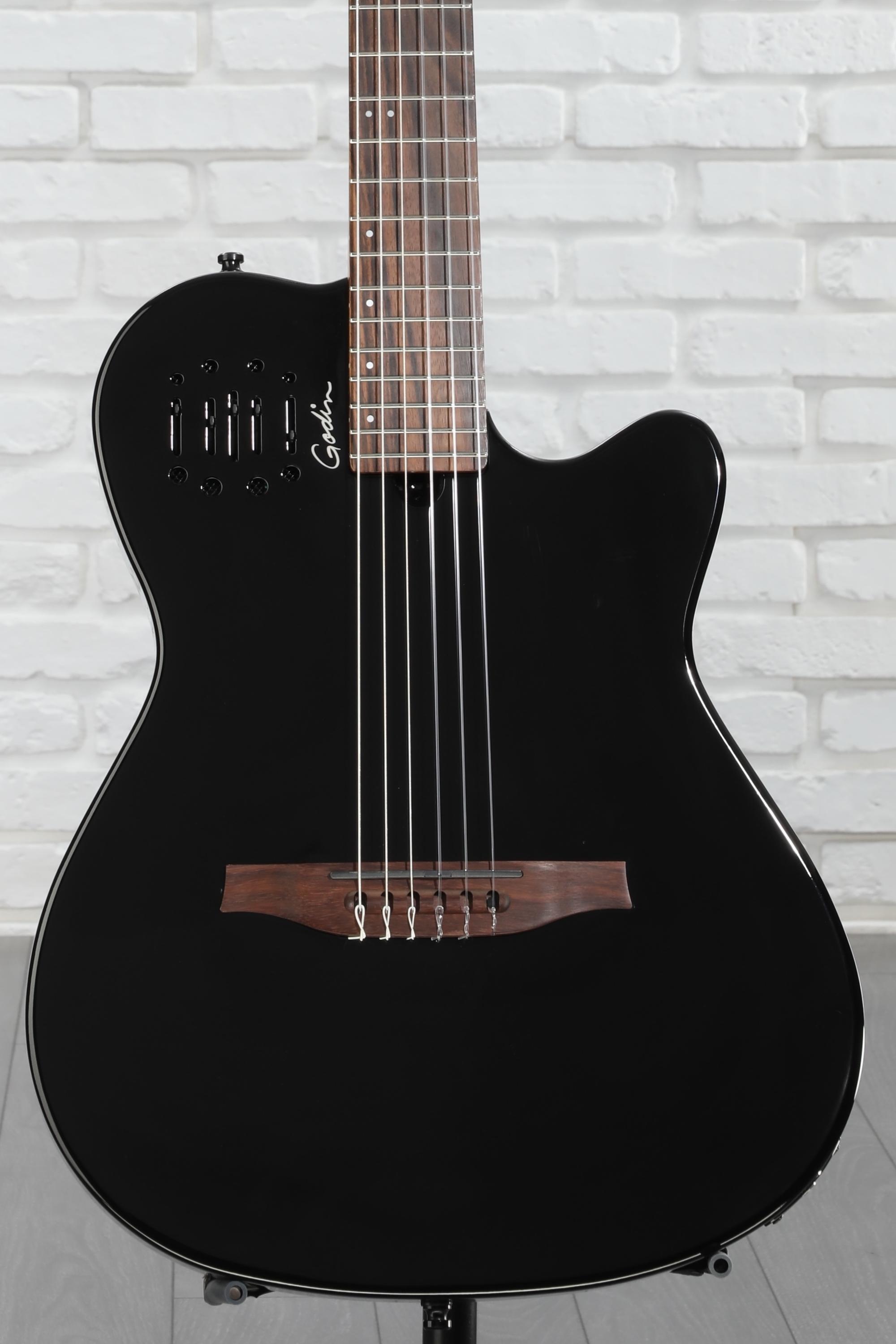 Godin Multiac Mundial Nylon Acoustic-electric Guitar - Onyx Black