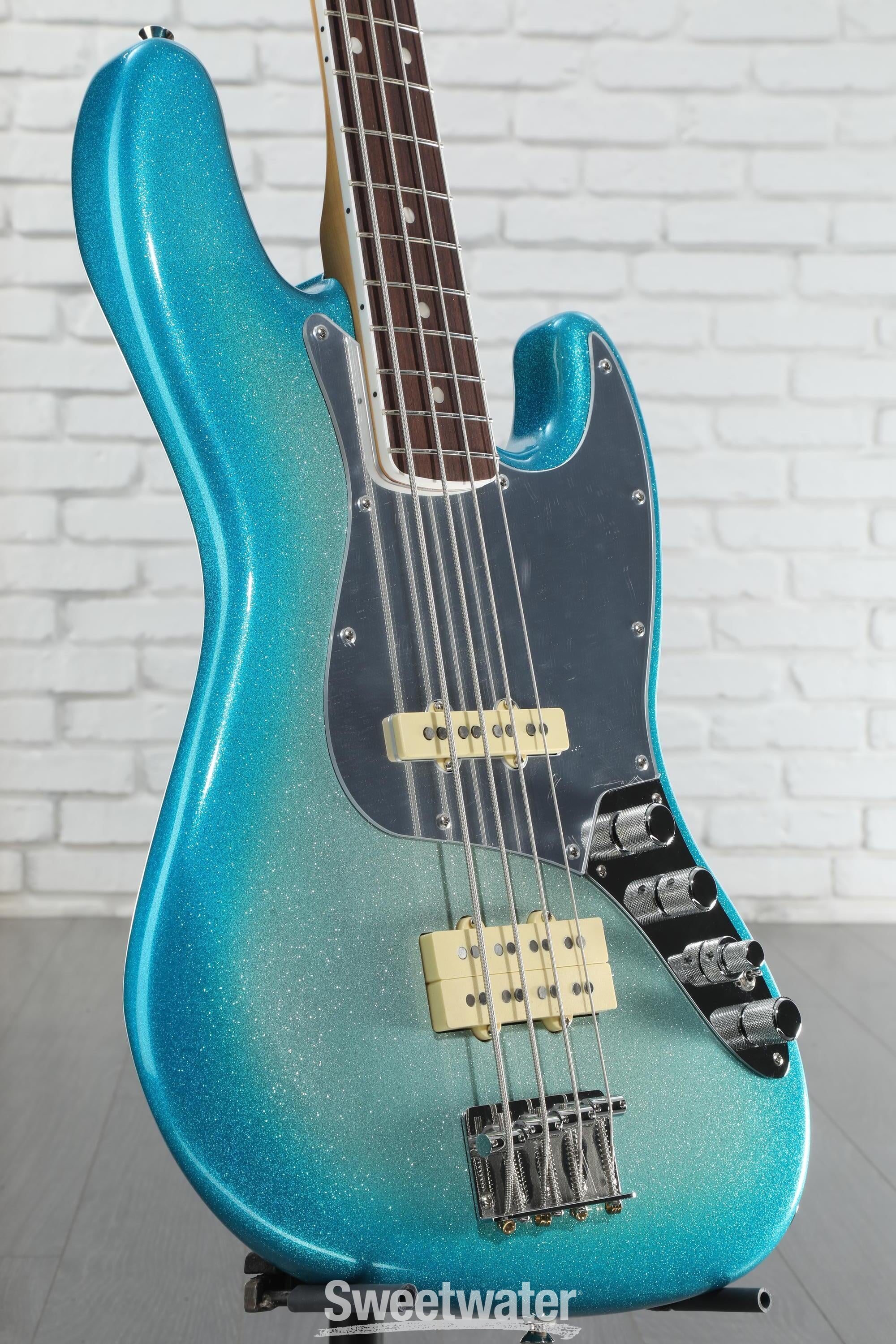 Fender Limited Player Plus x Blu DeTiger Signature Jazz Bass - Rosewood Fingerboard, Sky Burst Sparkle