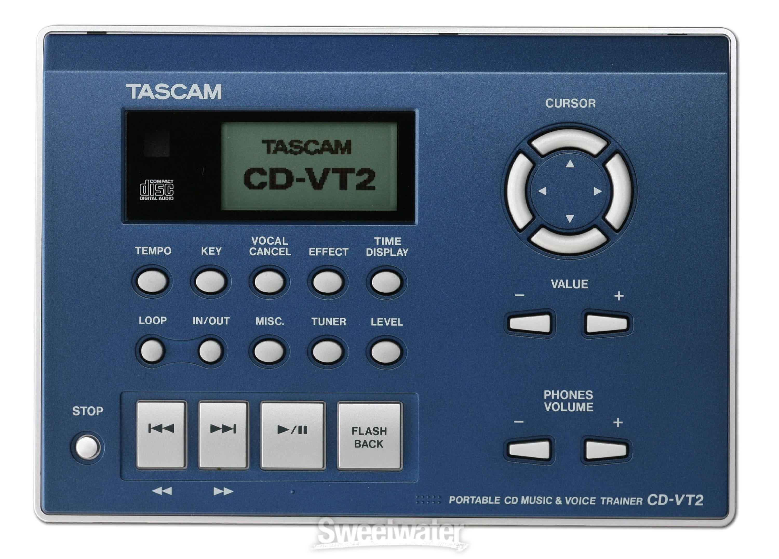 TASCAM CD-VT2 Portable CD Music/Vocal Phrase Trainer Reviews