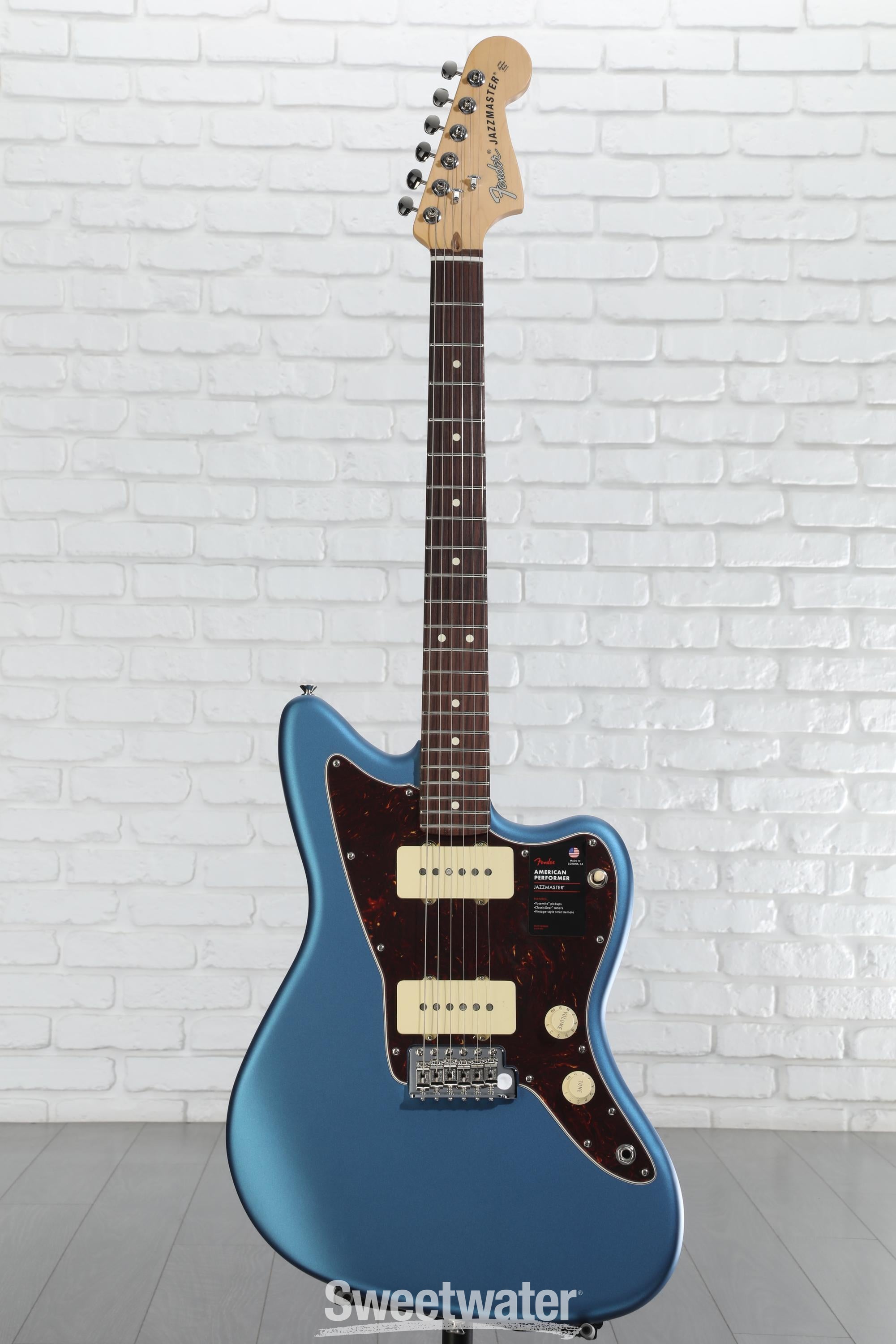 ギター fender american performer jazzmaster LPB Fender American Performer Jazzmaster - Satin Lake Placid