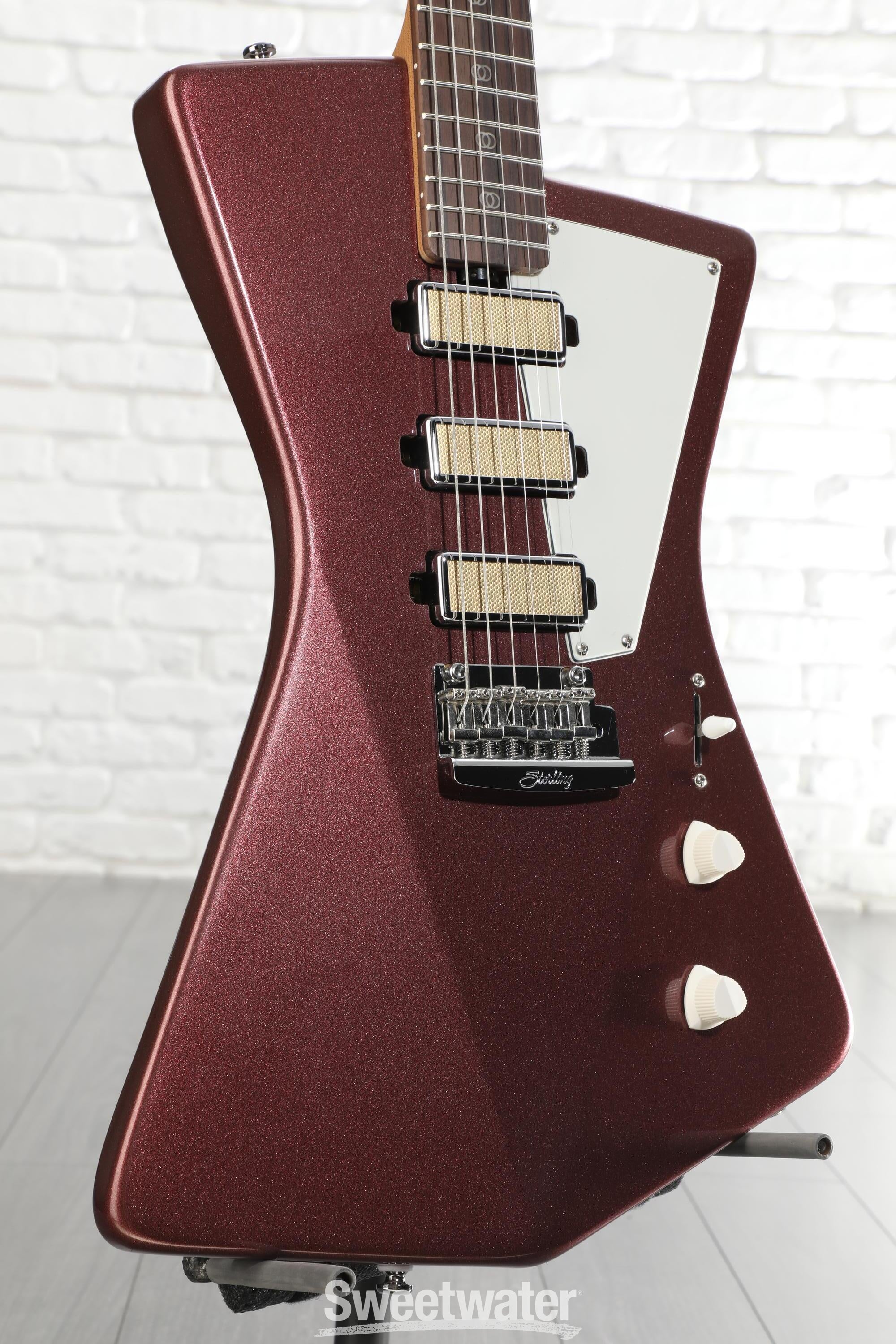 Photo of Sterling By Music Man St. Vincent Goldie Electric Guitar - Velveteen