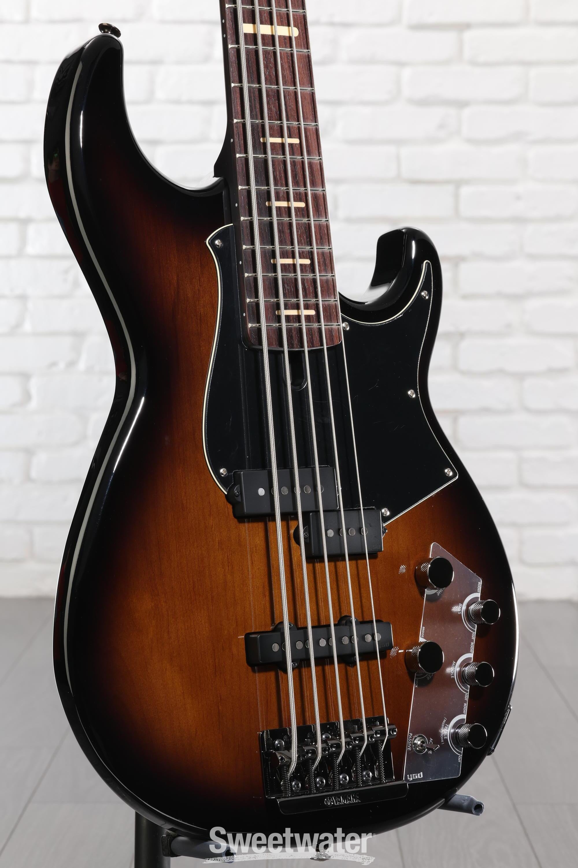 Yamaha BB735A 5-string Bass Guitar - Dark Coffee Sunburst | Sweetwater