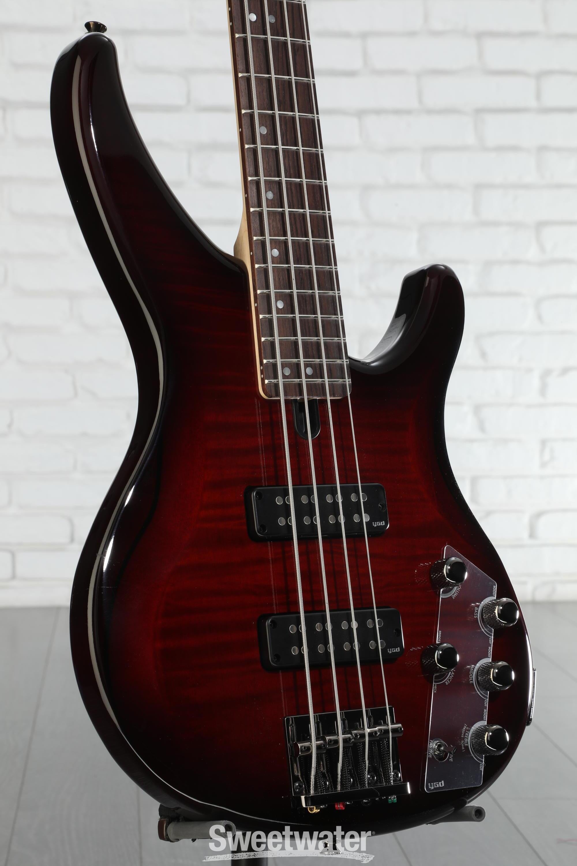 ベース YAMAHA TRBX604 FM (DRB) Yamaha TRBX604 Electric Bass Guitar Dark Red Burst | Guitar