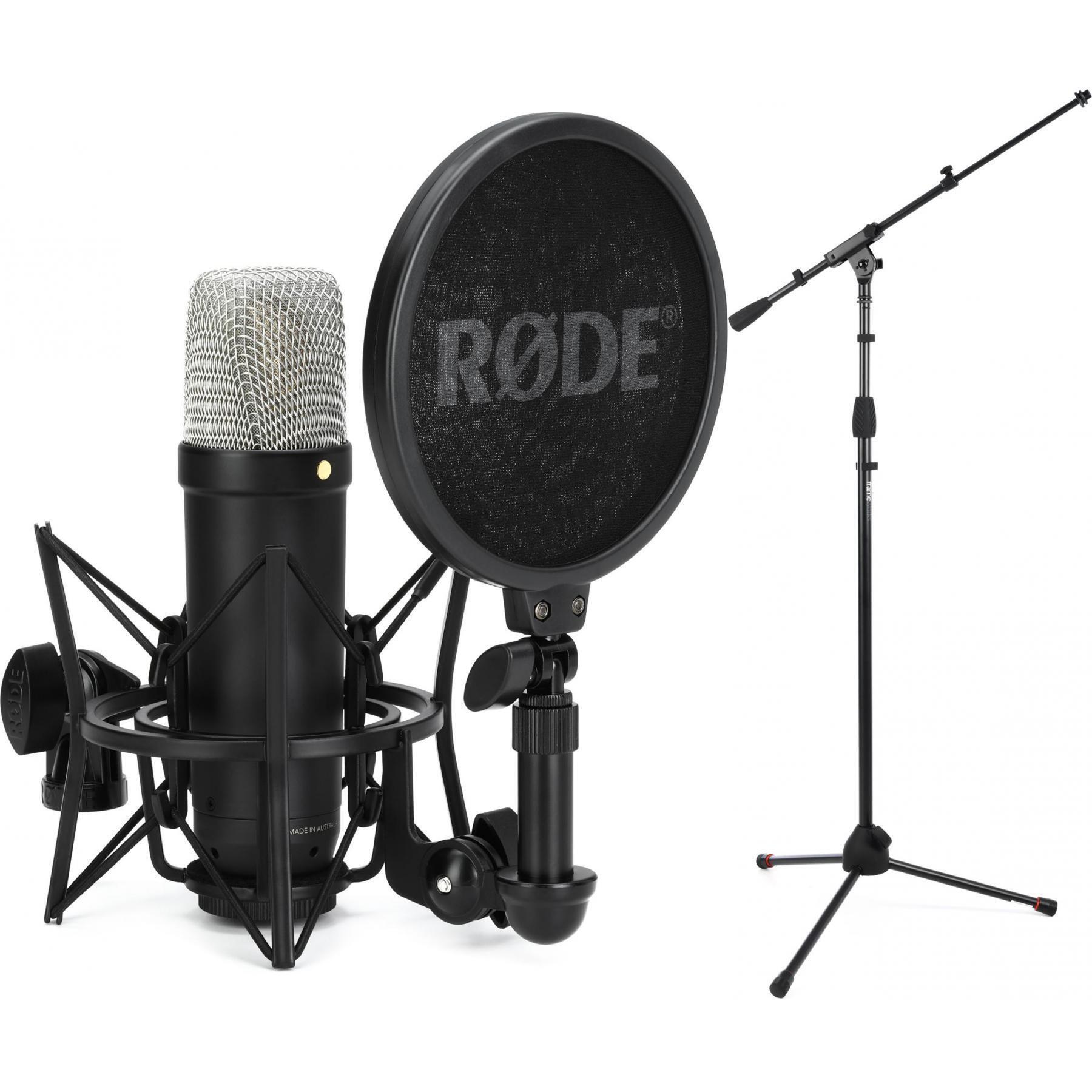 Rode NT1-A Complete Recording Solution, Reflection Filter & Tripod