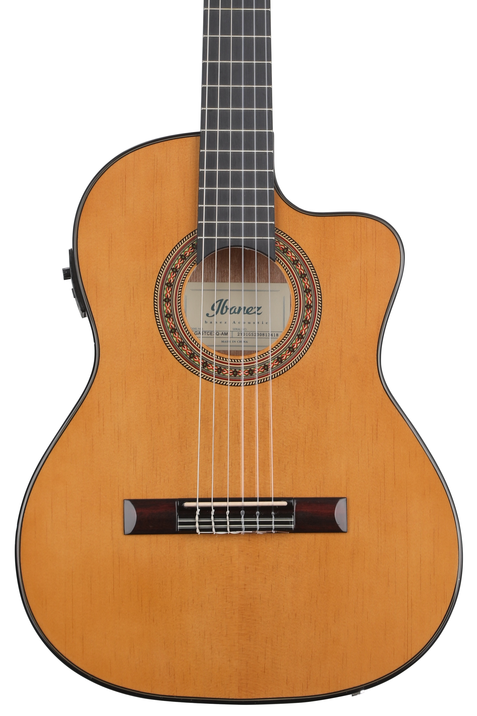 Ibanez GA5TCE3Q 3/4-sized Acoustic-electric Nylon-string Guitar - Natural