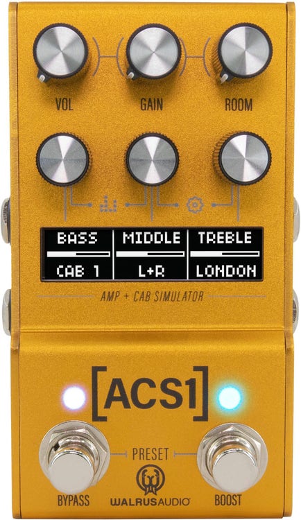 Walrus Audio Mako MKII ACS1 Amp and Cab Simulator Pedal | Sweetwater 