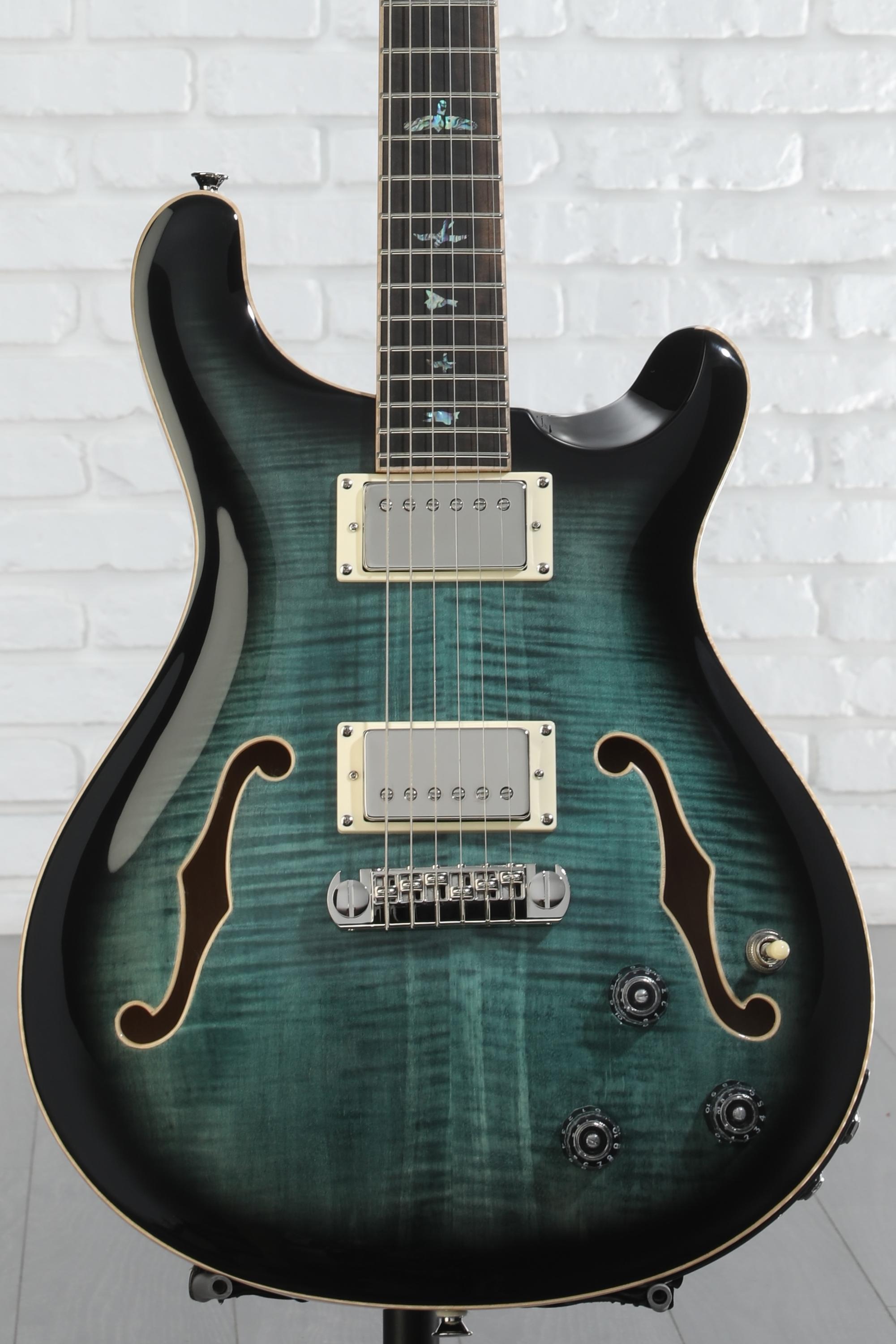 直営店に限定 Hollowbody SE PRS II Blue Peacock - Guitar Electric Piezo ギター