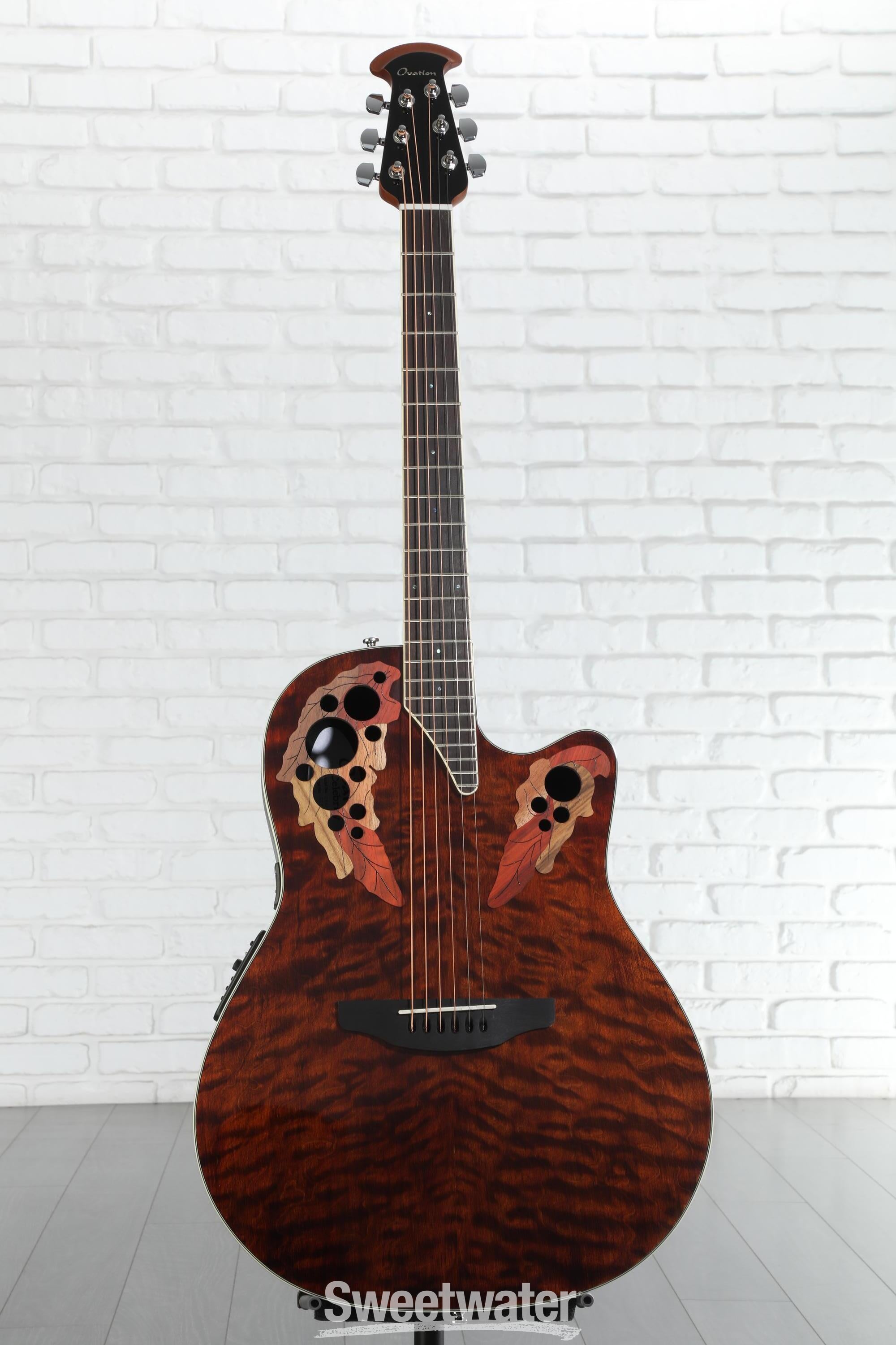 Ovation Celebrity Elite CE48P-TGE Super Shallow Acoustic-Electric