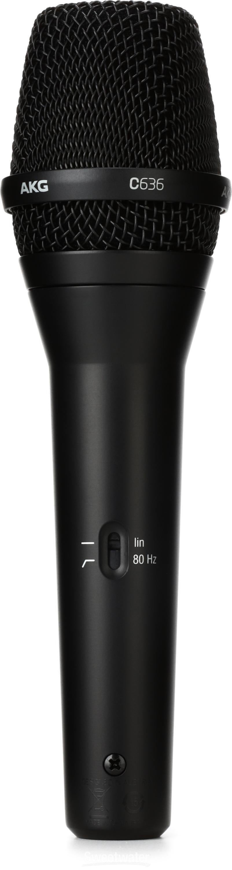 AKG C636 Condenser Handheld Vocal Microphone - Black