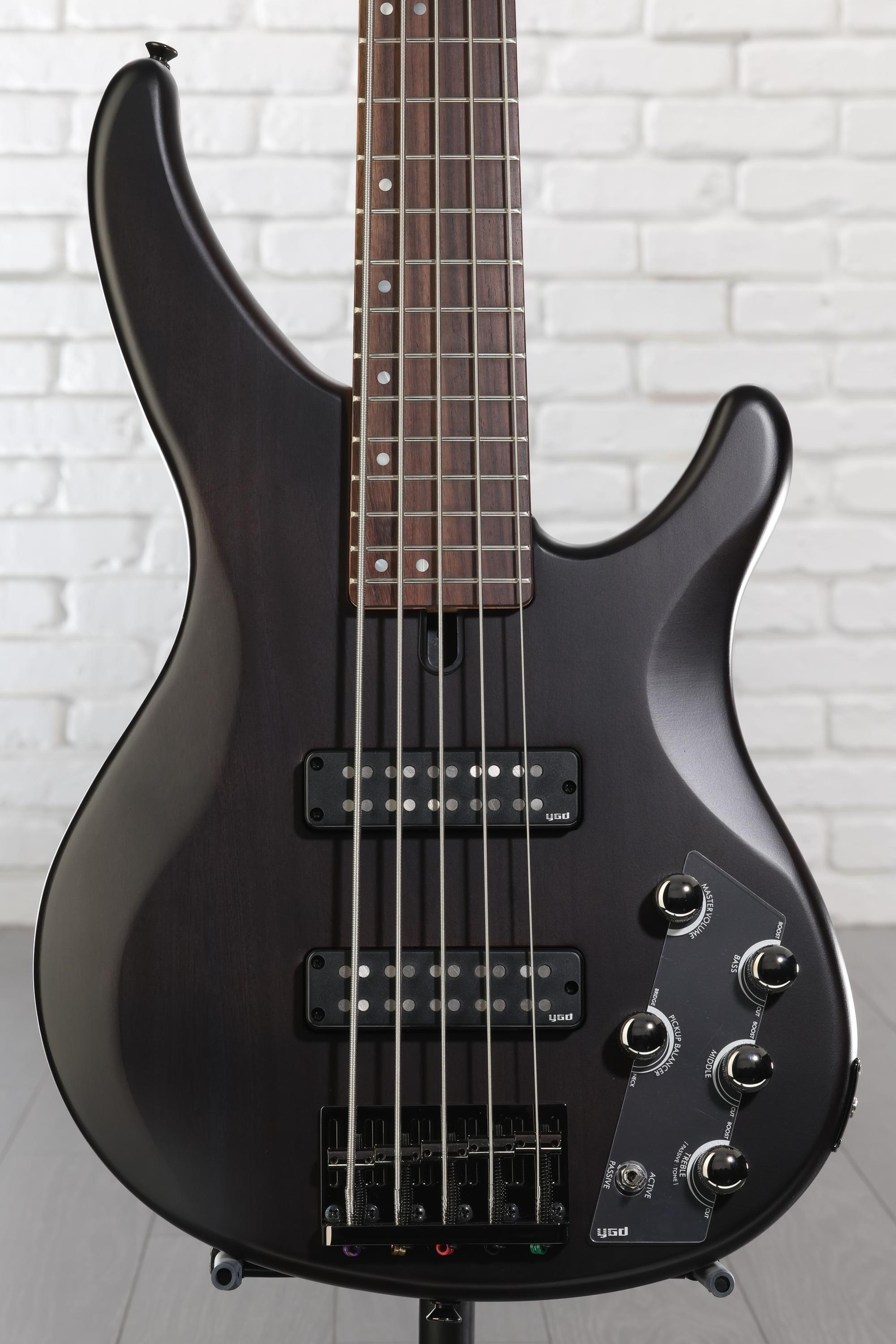 Yamaha TRBX505 5-string Bass Guitar - Translucent Black | Sweetwater