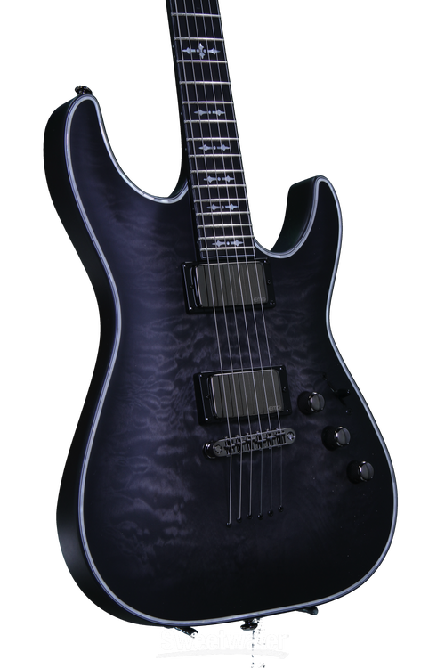 Schecter Hellraiser Extreme C-1 - See Thru Black Satin, EF