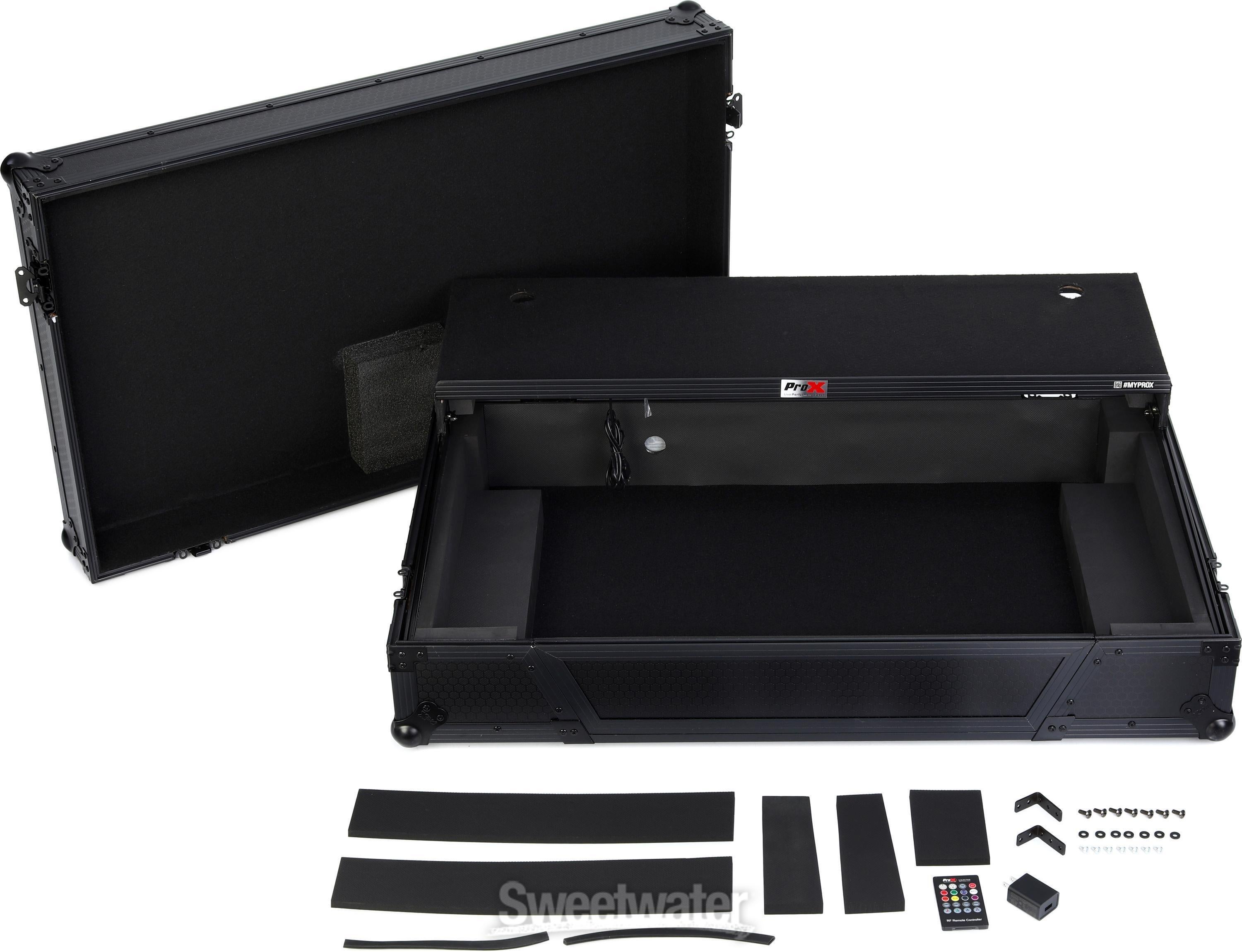 ProX Flight Case for AlphaTheta XDJ-AZ DJ System - Black with LEDs