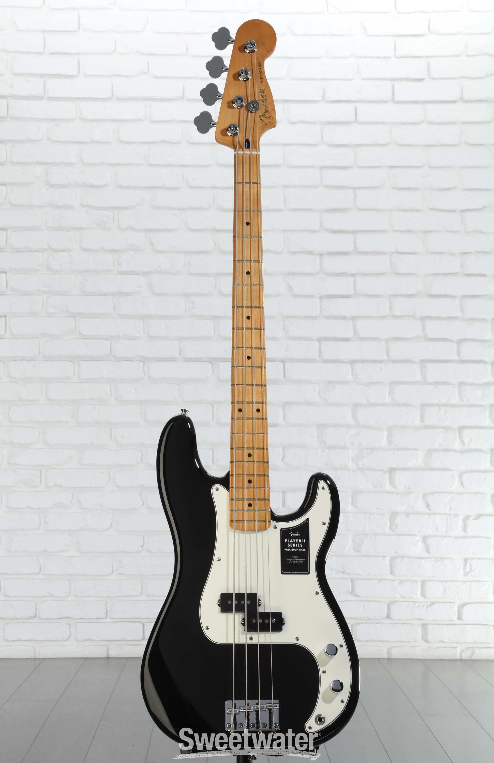本日限定価格Fender Player Ⅱ Precision Bass BLK Fender Player II Precision Bass - Black | Sweetwater