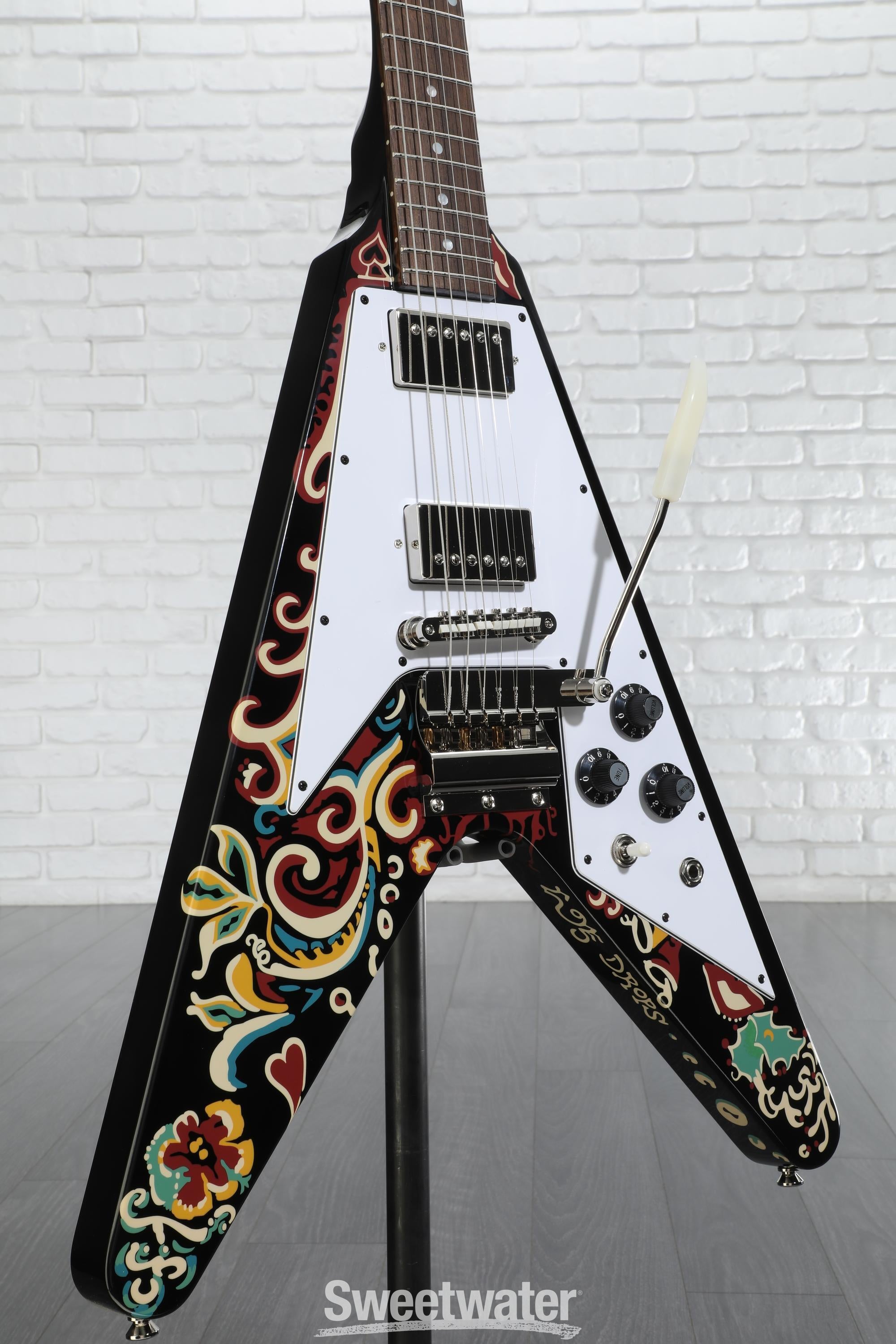 エピフォン　ジミヘン　ラブドロップ　フライングV Epiphone Jimi Hendrix 