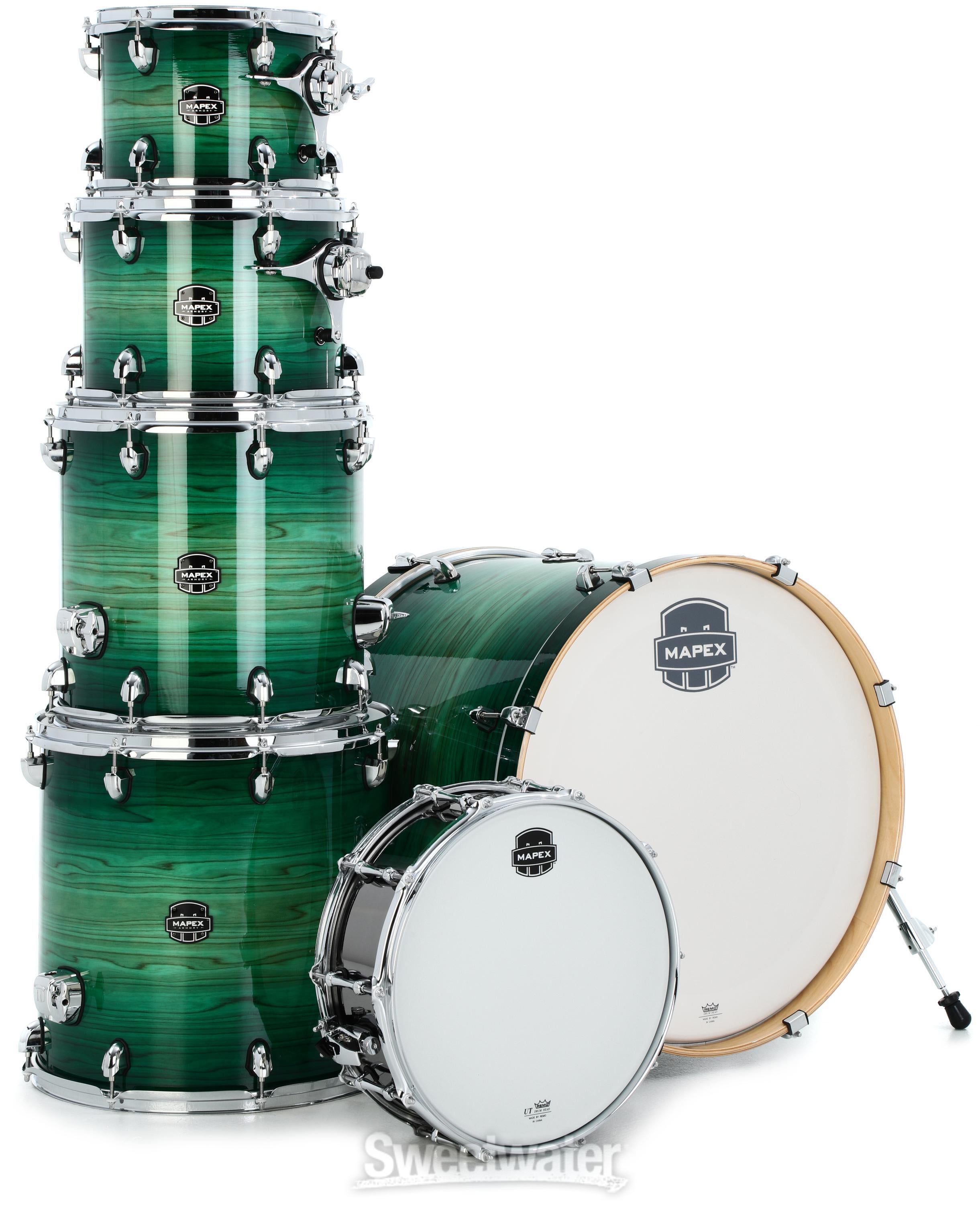 Mapex Armory 6-piece Studioease Shell Pack - Emerald Burst 