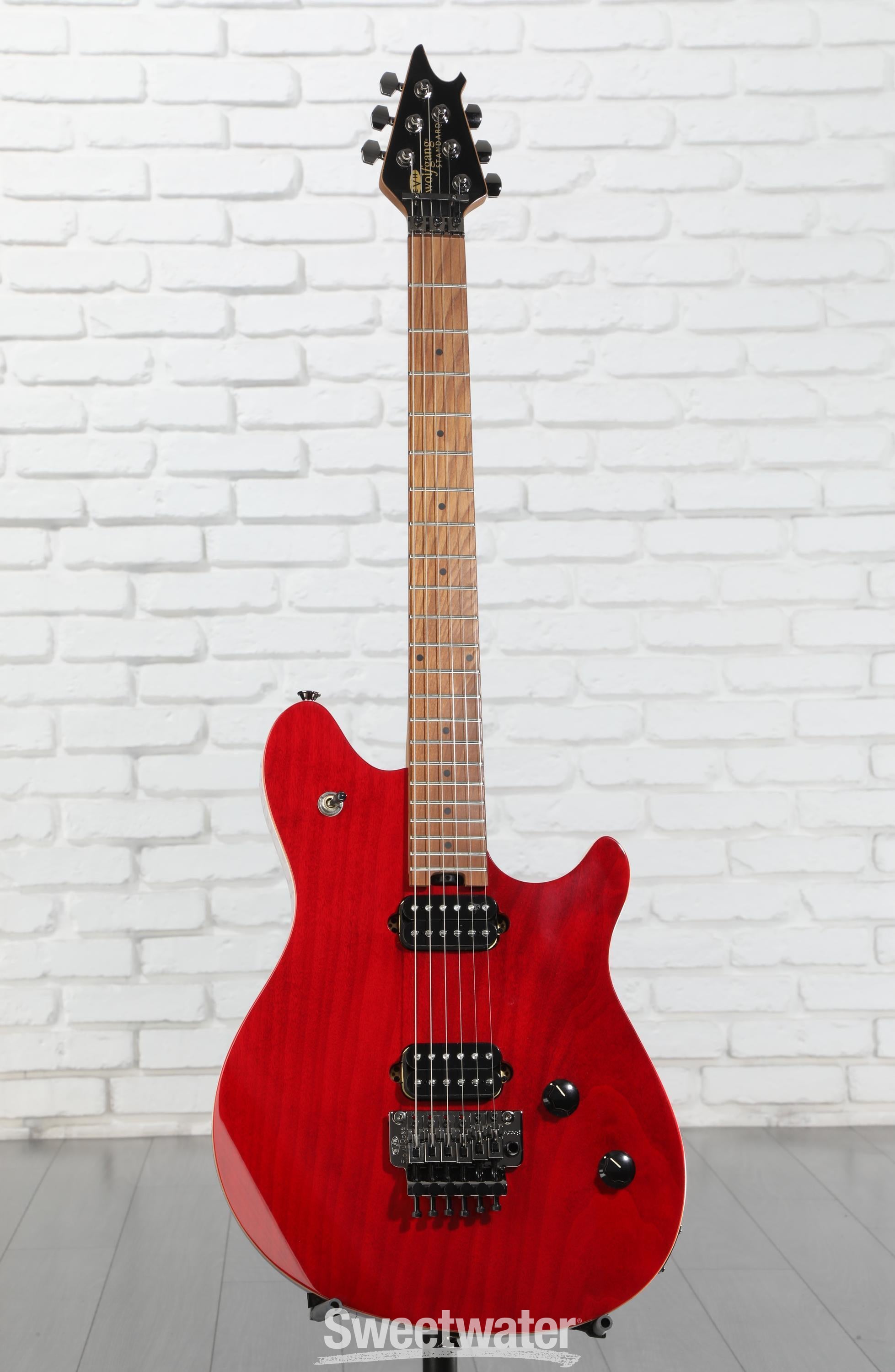 EVH Wolfgang WG Standard QM Electric Guitar - Wine Red | Sweetwater