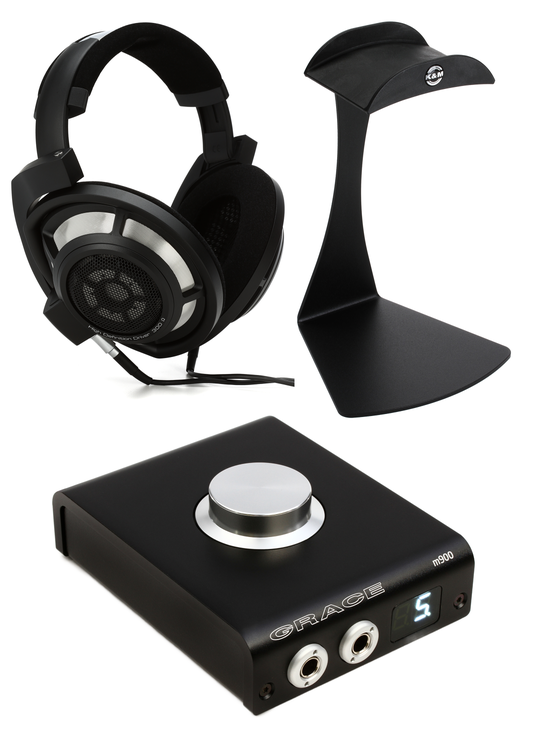 Sennheiser HD 800 S Open-back Audiophile Headphones and Grace