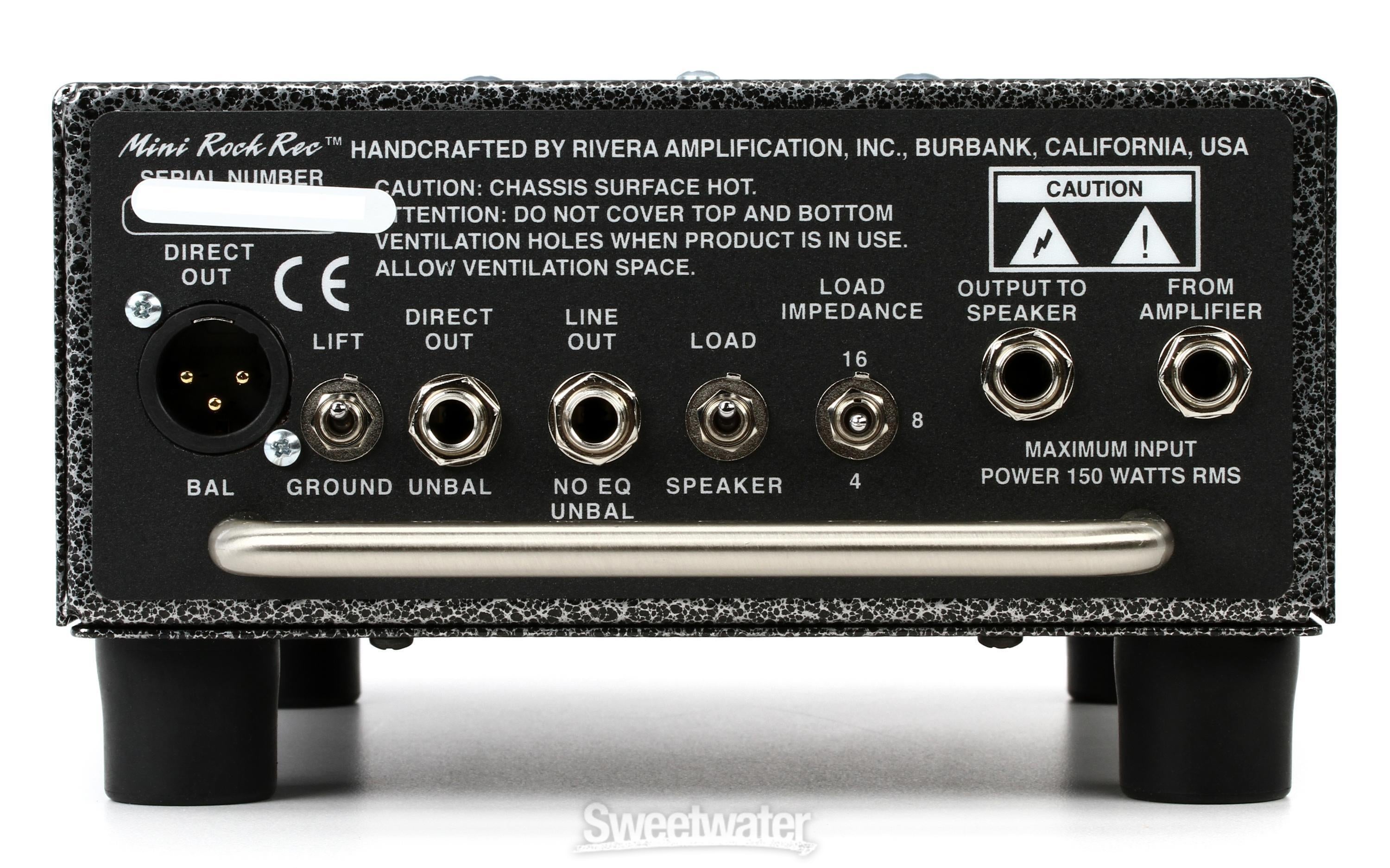 Rivera Mini RockRec Load Box/Speaker Emulation for Amps | Sweetwater