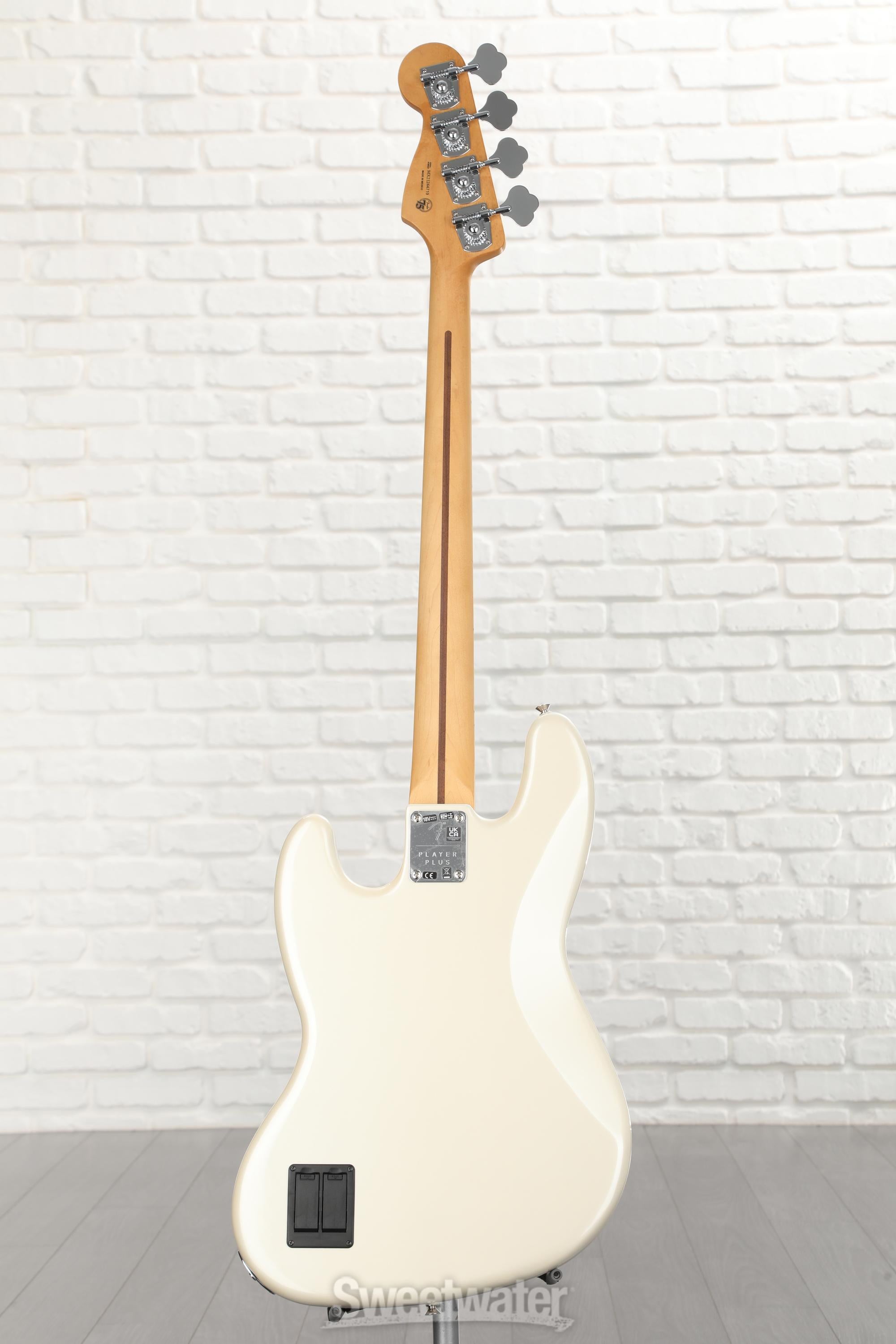 Fender Player Plus Active Jazz Bass - Olympic Pearl with