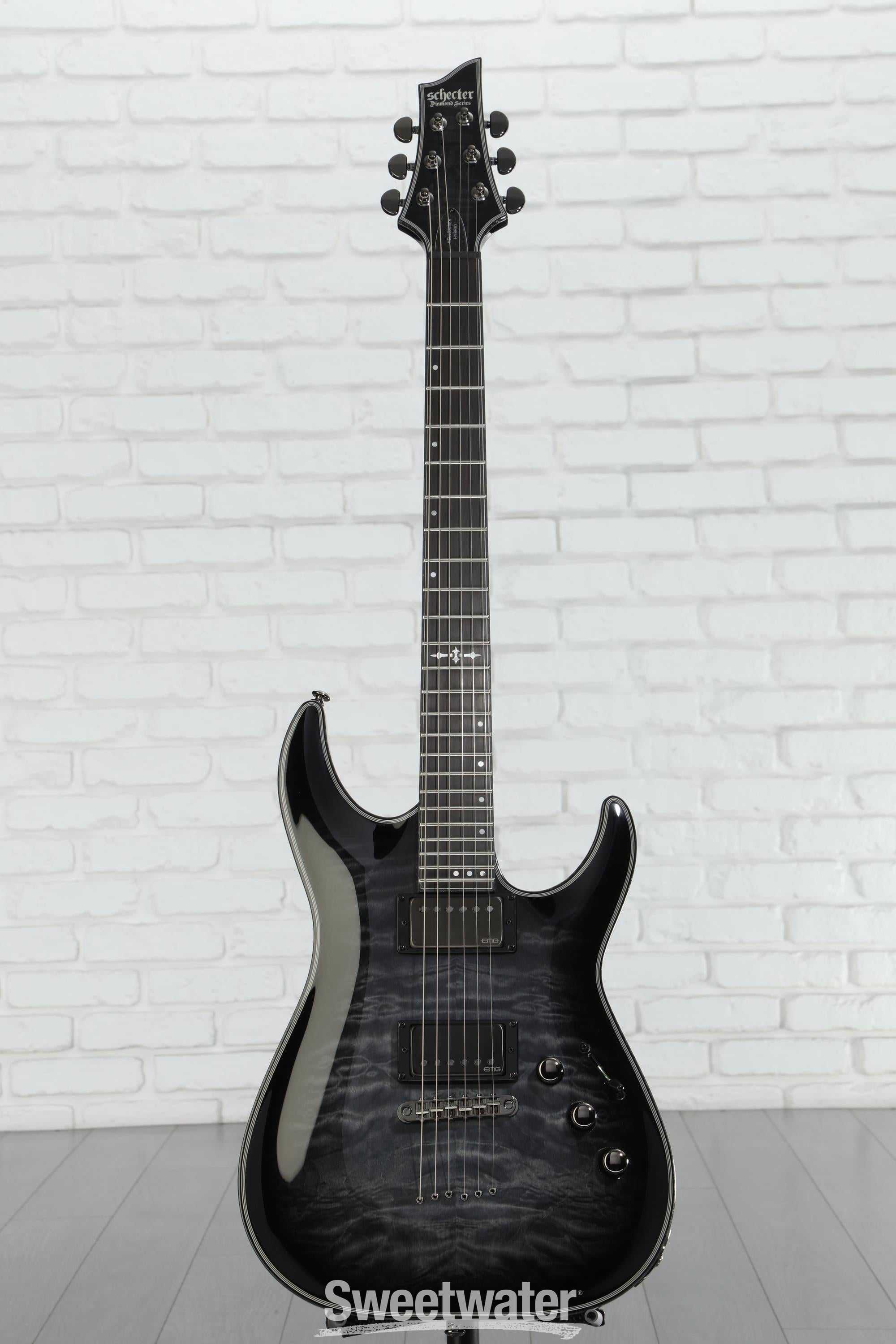 Schecter Hellraiser Hybrid C-1 - Trans Black Burst | Sweetwater