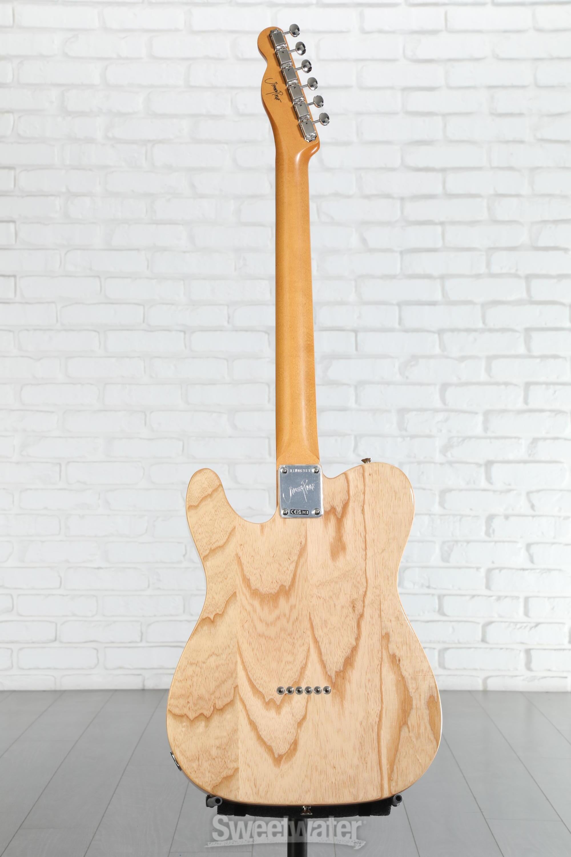 Fender Jimmy Page Telecaster - Natural with Artwork | Sweetwater