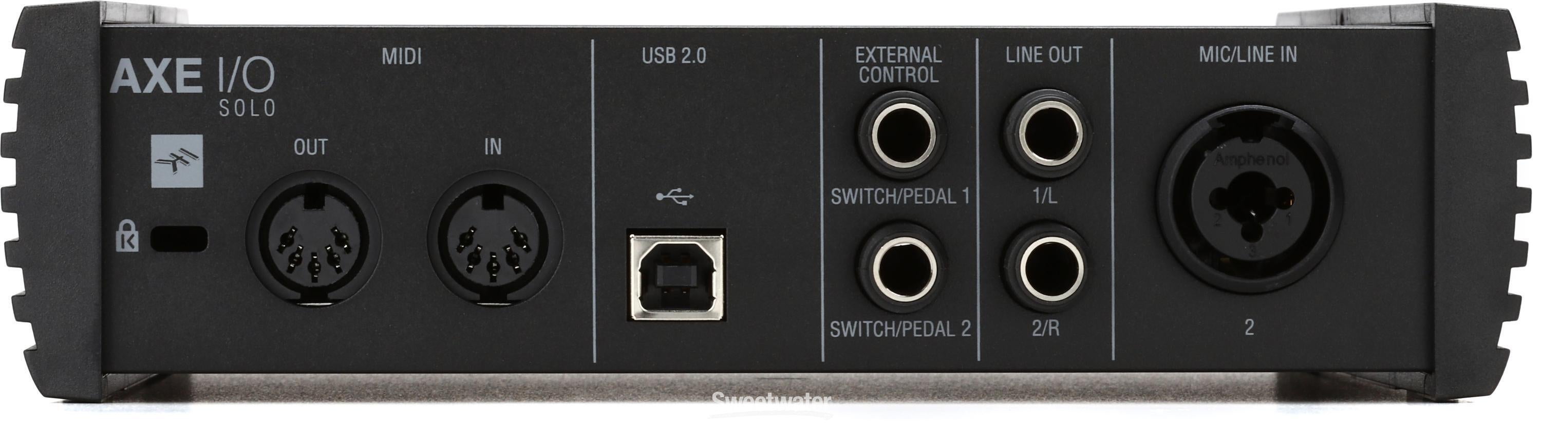 IK Multimedia AXE I/O SOLO 2x3 USB Guitar Audio Interface Reviews ...