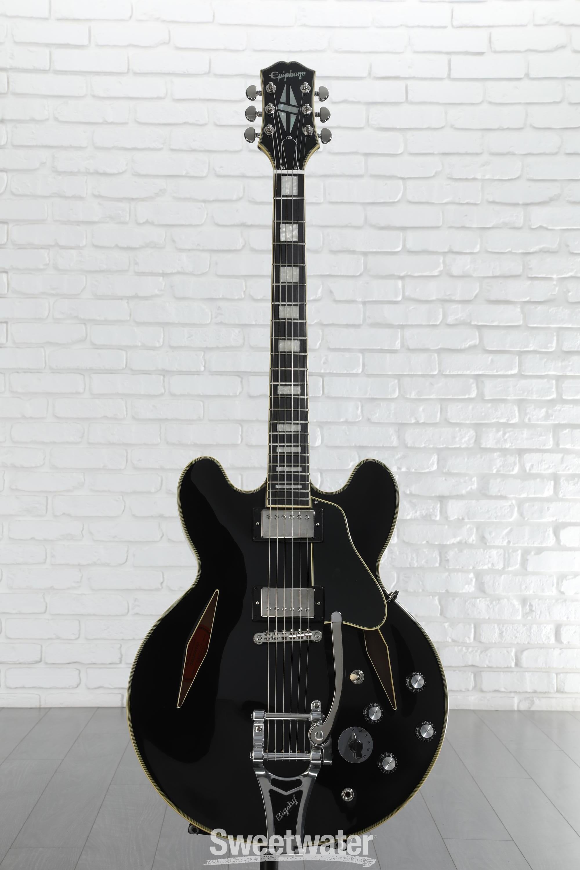 ギター Shinichi Ubukata ES-355 Bigsby MOD Epiphone Shinichi Ubukata ES-355 Custom Bigsby, Sixties