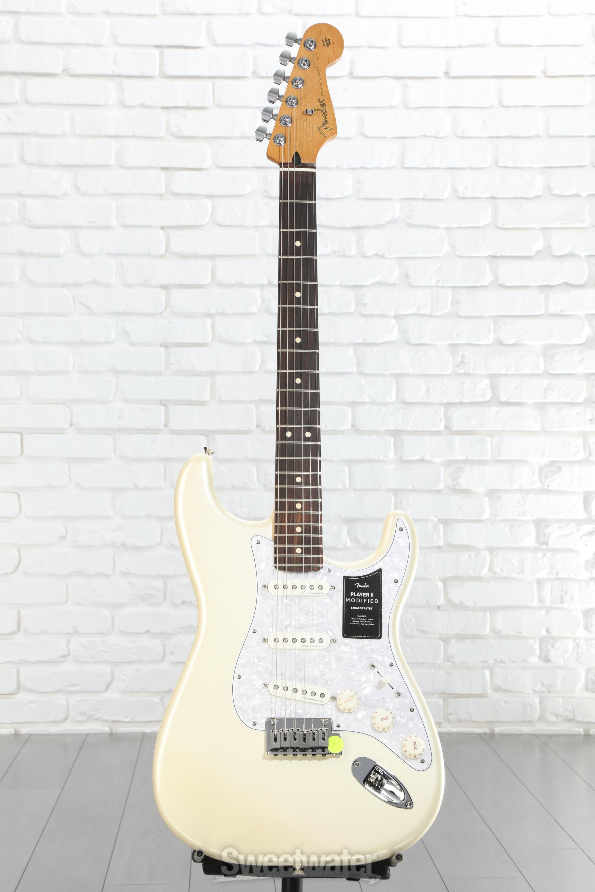 Fender Player II Modified Stratocaster Electric Guitar - Olympic