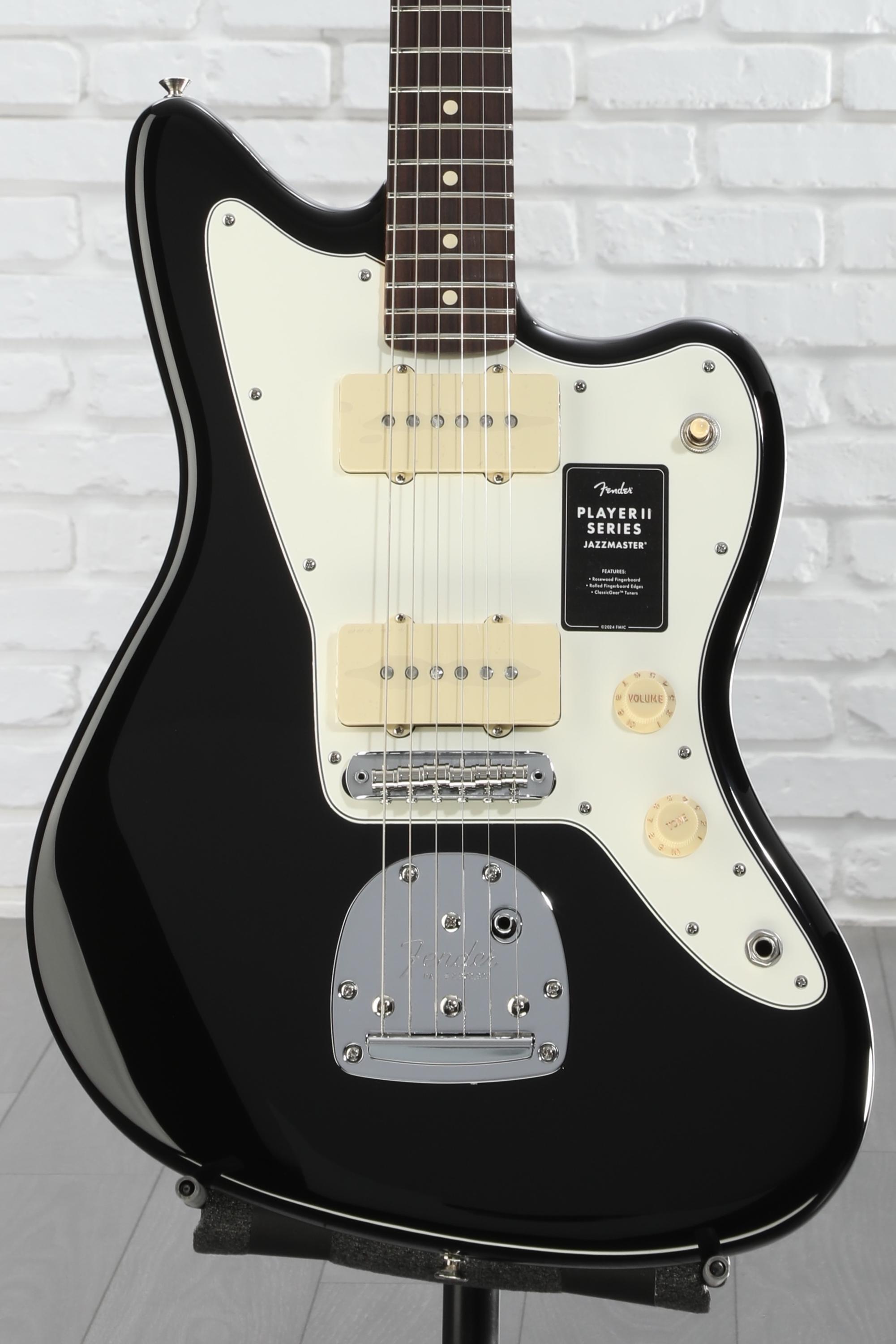 Fender Player2 ジャズマスター Fender Player II Jazzmaster Electric Guitar - Black | Sweetwater