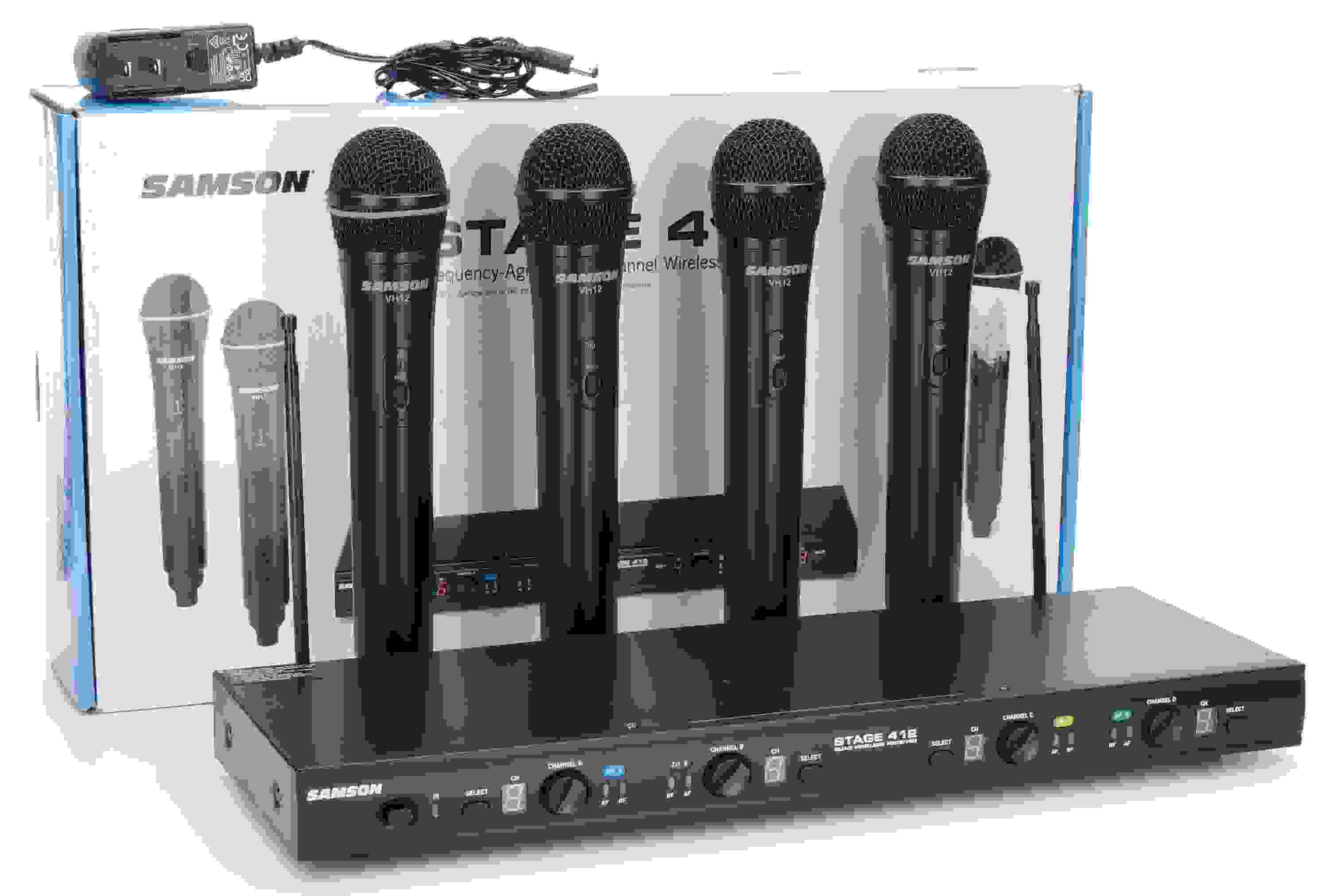 Samson Stage 412 Four-channel Handheld VHF Wireless System
