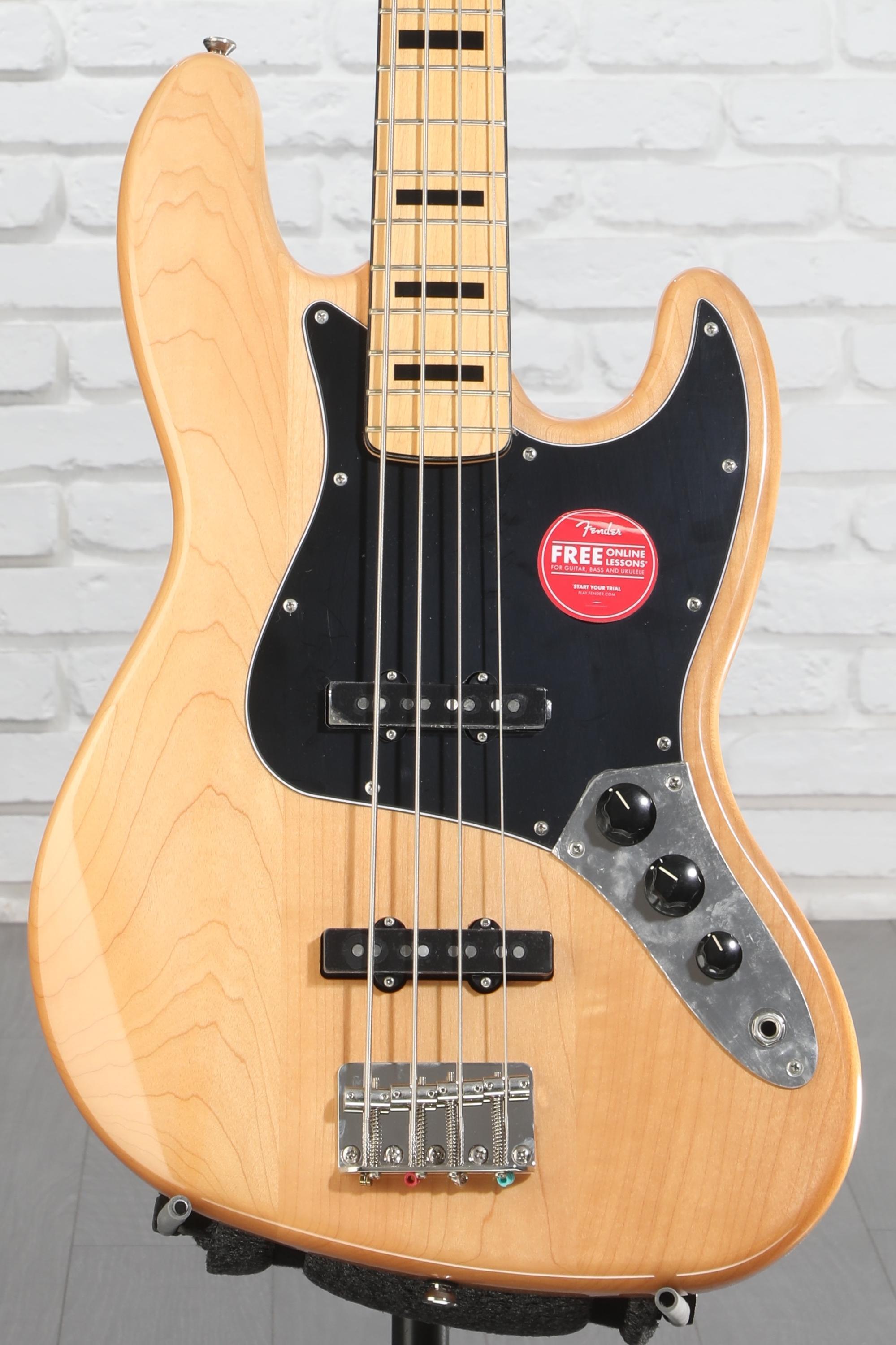 Squier Classic Vibe '70s Jazz Bass - Natural | Sweetwater